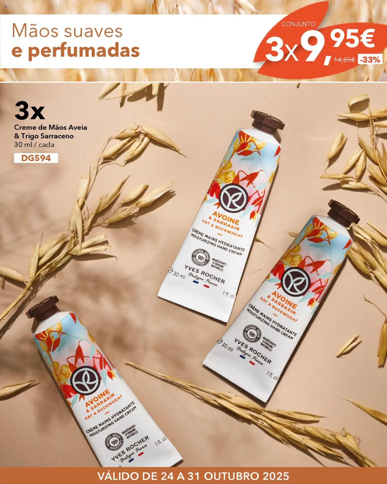 Yves Rocher Especial Aveia │ válido de 24.10.2025 | Página: 3 | Produtos: Aveia, Creme