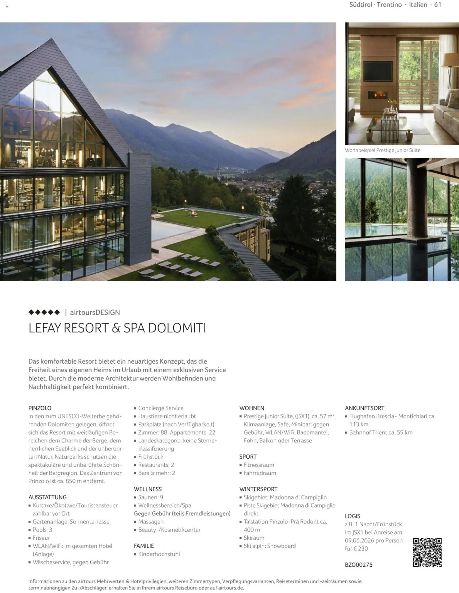 TUI airtours Katalog  Europareisen 2025/26 – gültig ab 01.11.2025 | Seite: 61 | Produkte: Ski, Snowboard