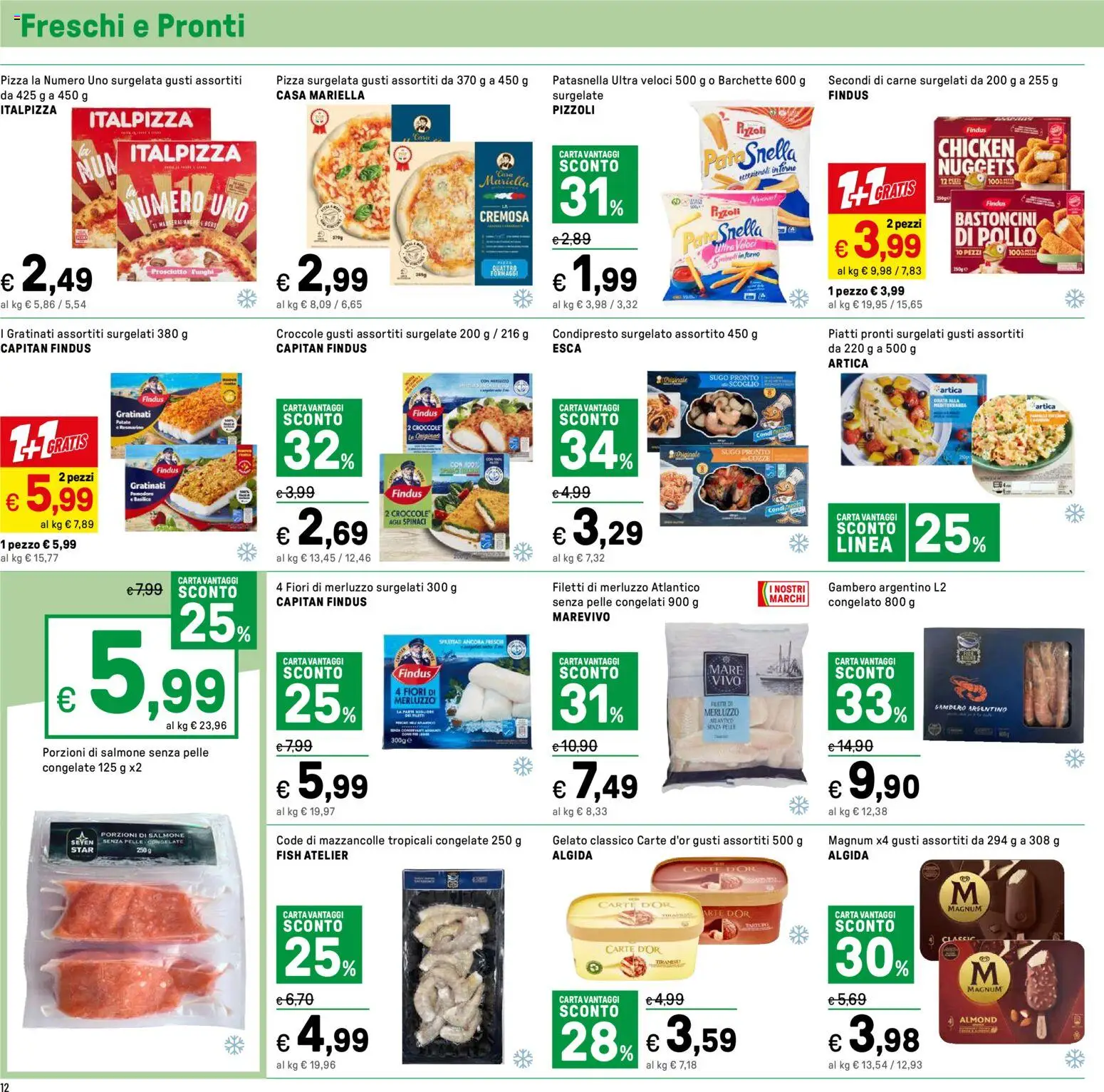 Volantino Iper del 12.02.2026 | Pagina: 12 | Prodotti: Pizza, Nuggets, Pomodoro, Forno