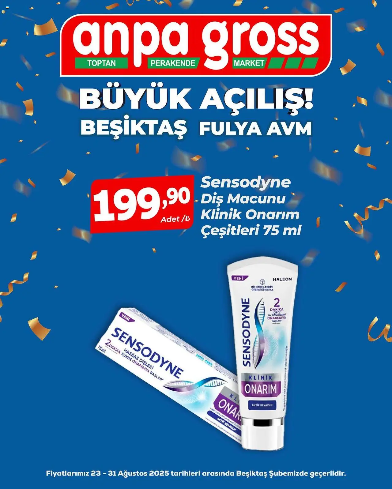Anpa Gross Büyük Açılış - 23.08.2025 tarihinden itibaren geçerlidir | Sayfa: 67 | Ürünler: Diş macunu