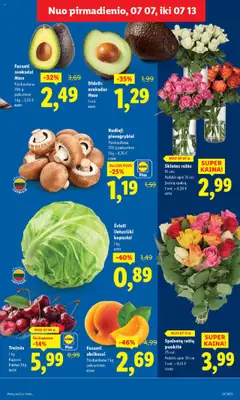 LIDL leidinys│galioja nuo 10.07.2025 | Puslapis: 7 | Prekių: Pievagrybiai, Avokadai