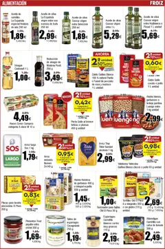 Vista previa Froiz folleto válido desde el 12.11.2025 | Página: 10 | Productos: Pasta, Salsa de tomate, Sazonador, Δεξαμενή