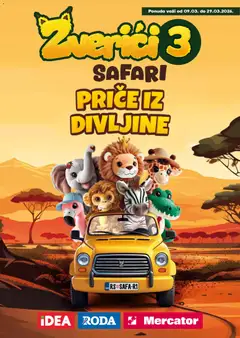 Idea katalog Zverići 3 Safari - pregled Idea kataloga - važi od 09.03.2026