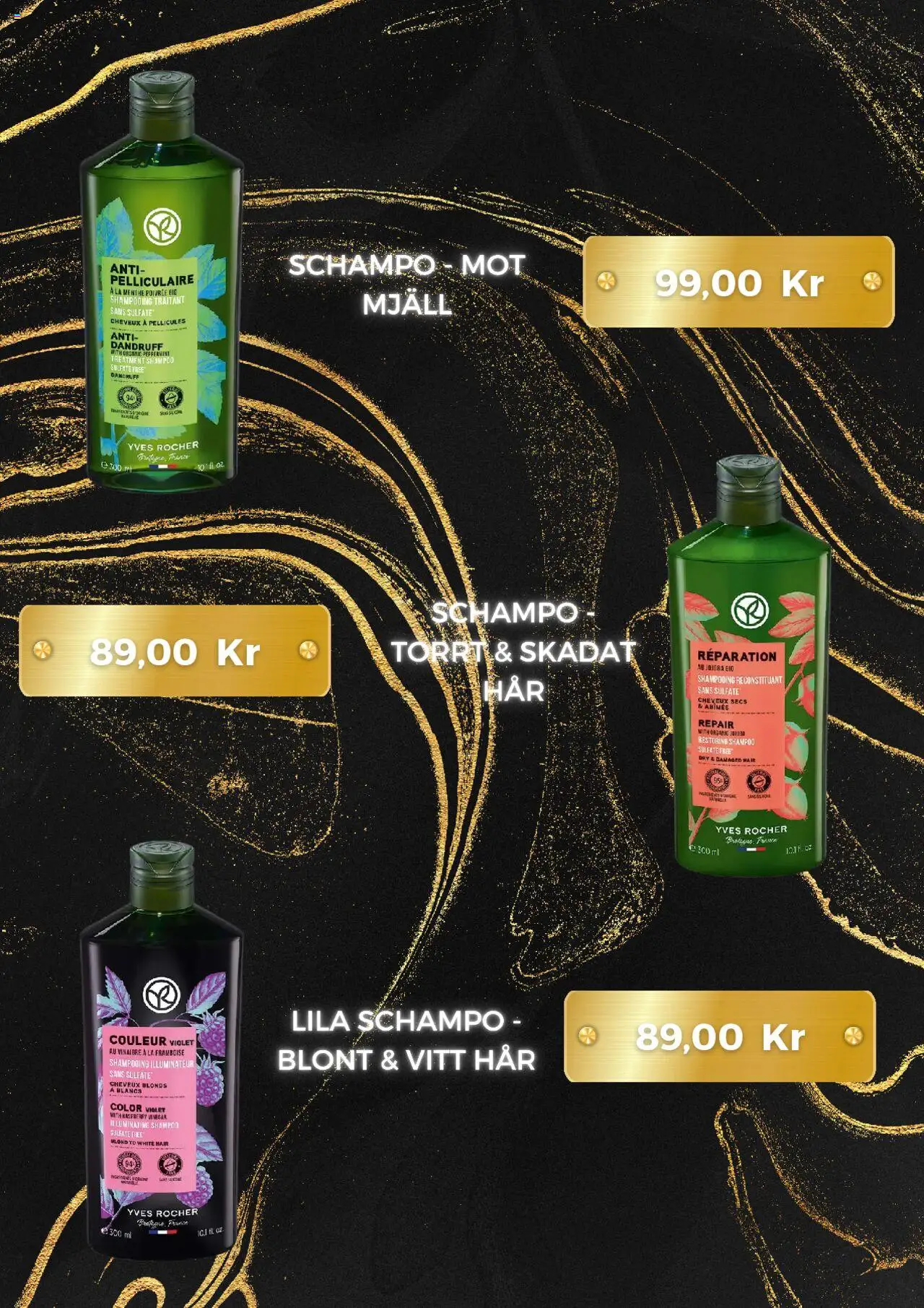 Yves Rocher reklamblad aktuell från 01.10.2025 | Sida: 4 | Produkter: Schampo