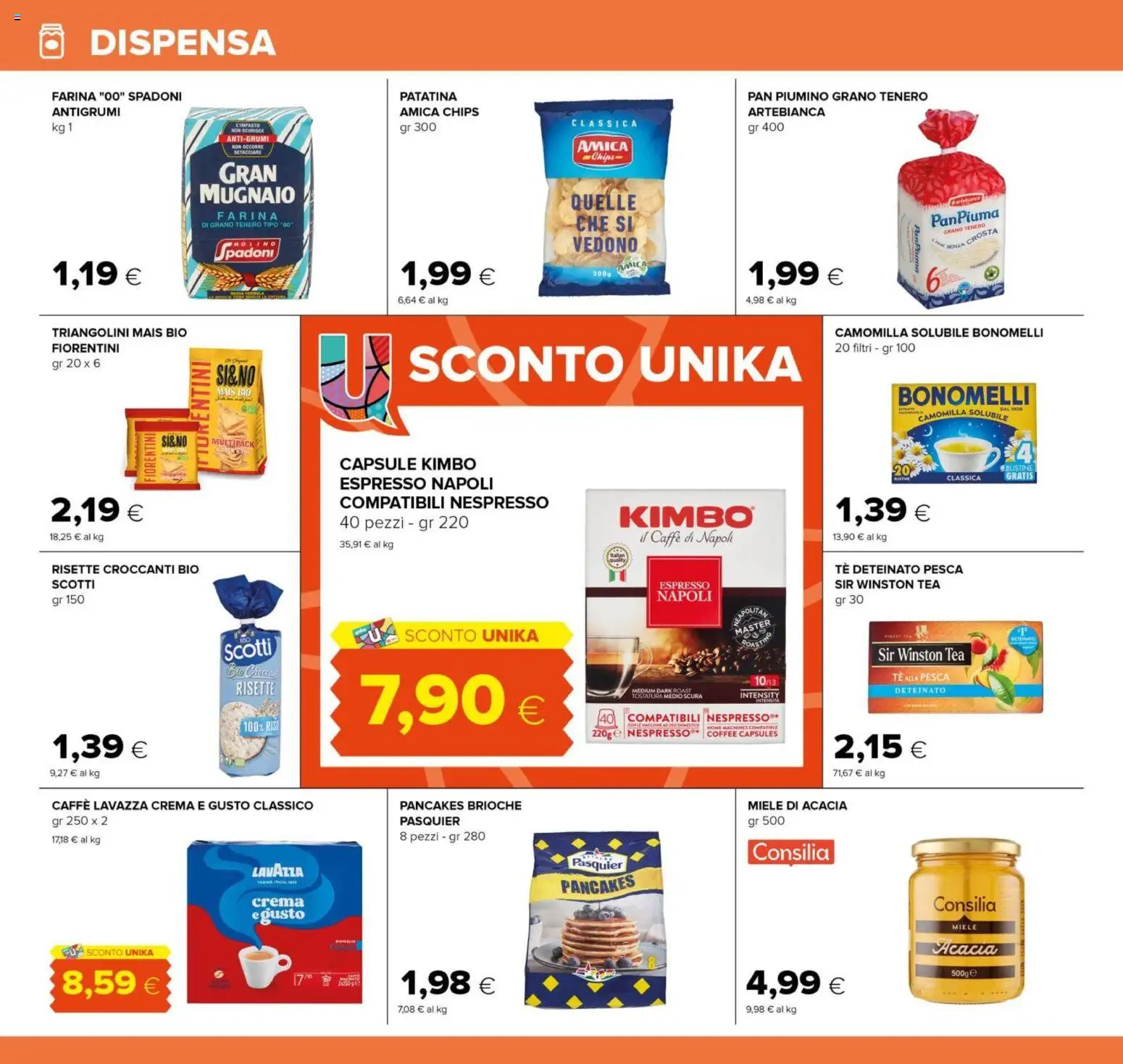 Volantino Tigre del 23.10.2025 | Pagina: 16 | Prodotti: Crema, Tè, Pesca, Lavazza