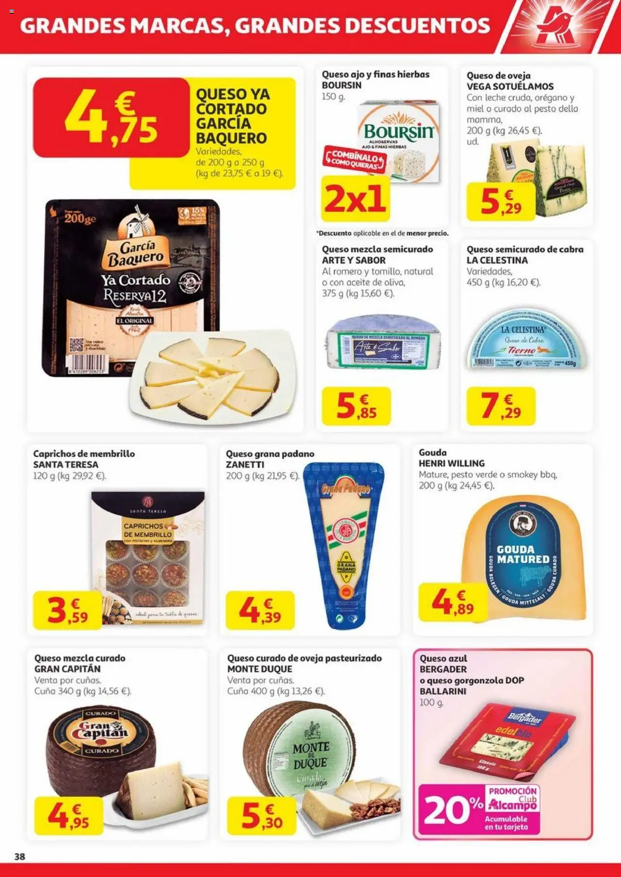 Alcampo - Canarias │ válido desde el 23.10.2025 | Página: 38 | Productos: Ψηφιακή κάμερα, Queso de oveja, Leche, Aceite