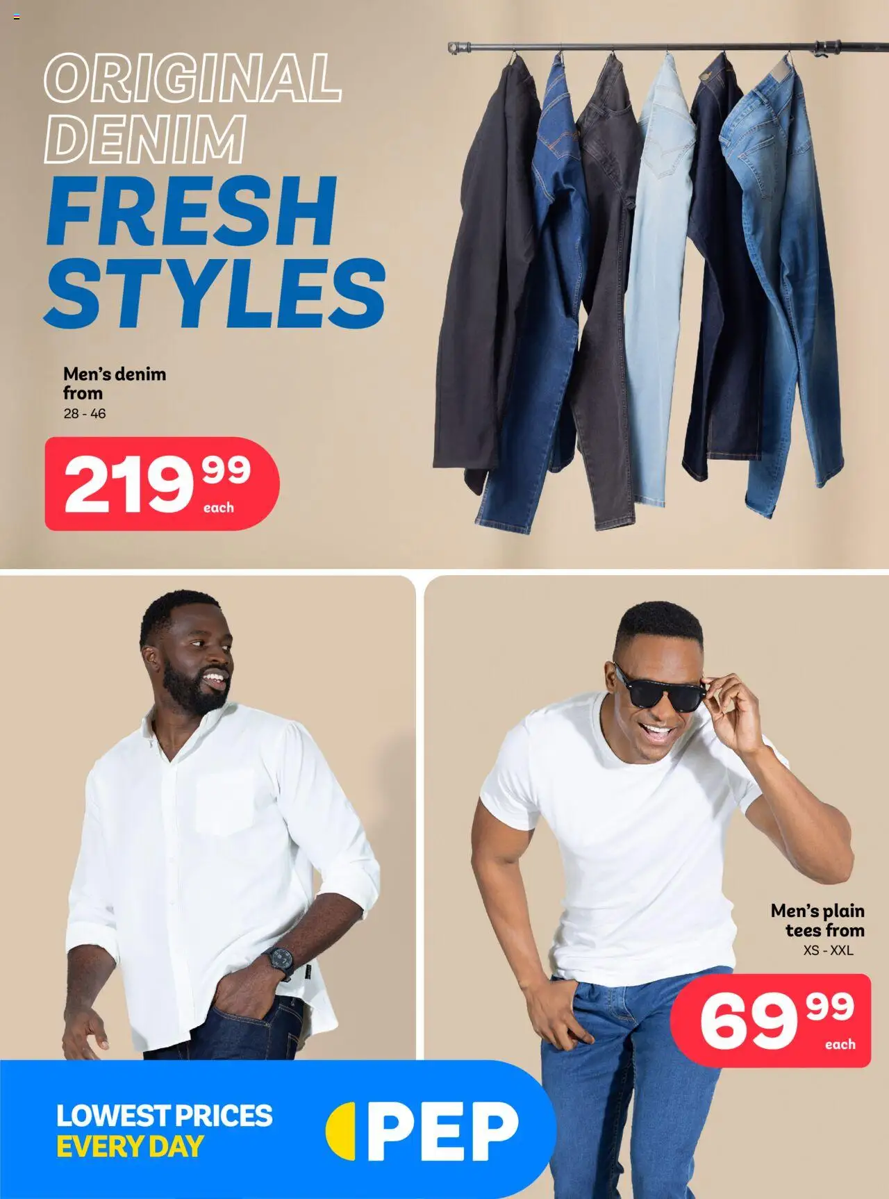 PEP Men's Clothing Specials │ valid from 22.08.2025 | Page: 1