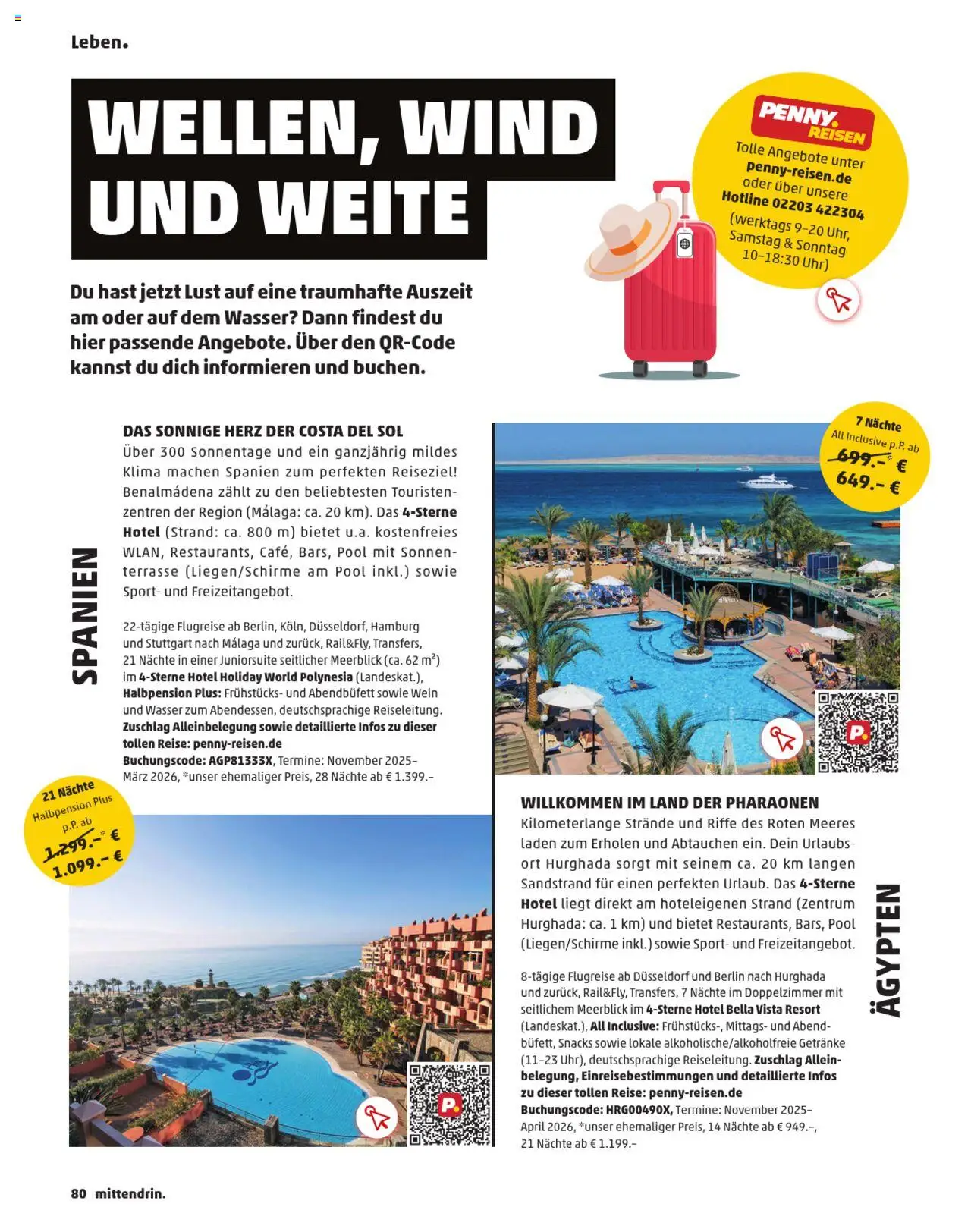 Penny  Kundenmagazin Sommer - gültig ab dem 13.06.2025 | Seite: 80 | Produkte: Wasser, Wein, Uhr