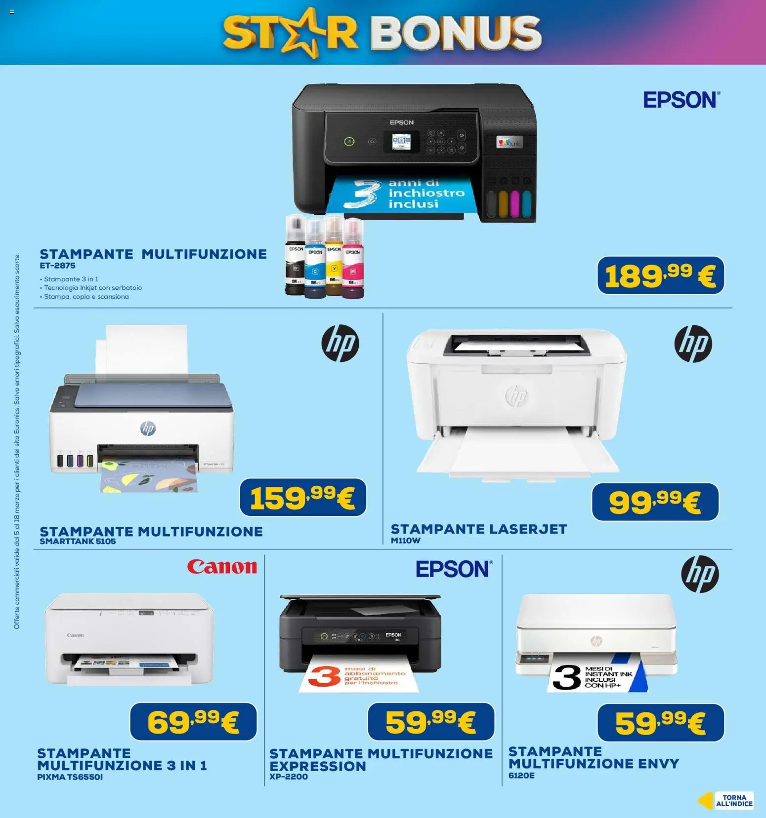 Volantino Euronics del 05.03.2026 | Pagina: 28 | Prodotti: Stampante