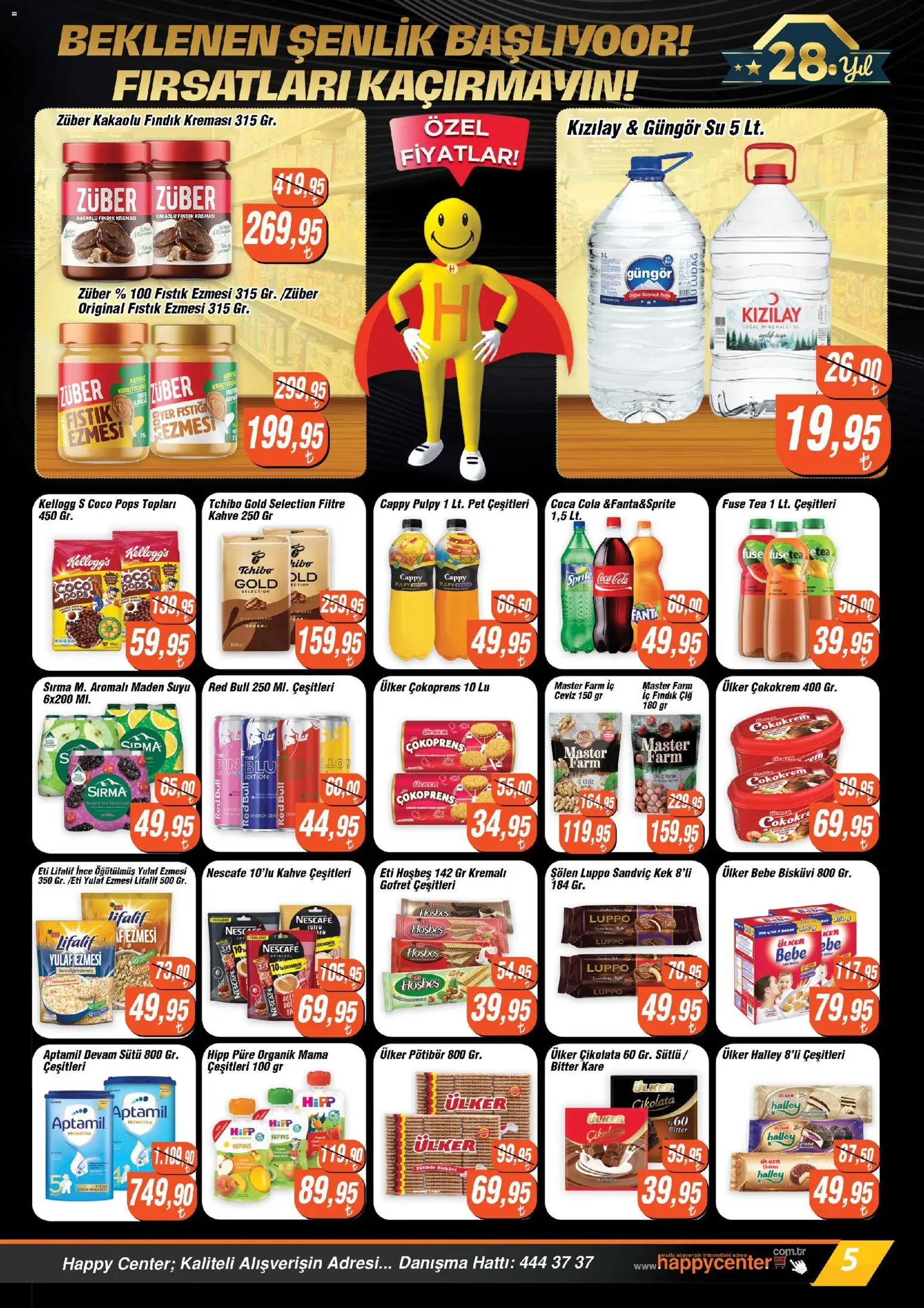 Happy Center Black Friday - 05.11.2025 tarihinden itibaren geçerlidir | Sayfa: 4 | Ürünler: Demlik poşet çay, Mayonez, Mısır, Nar