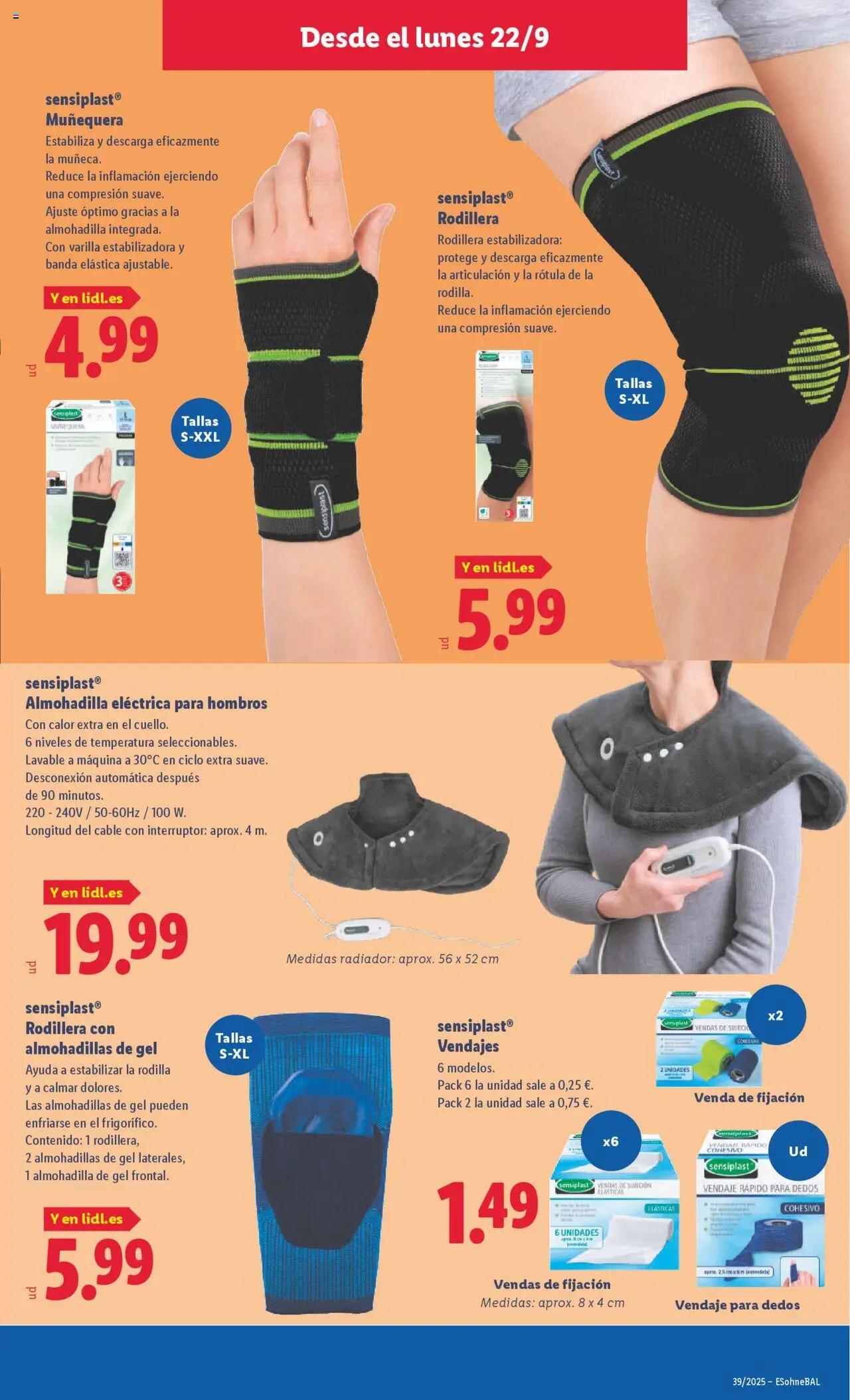 Lidl folleto de bazar │ válido desde el 22.09.2025 | Página: 9 | Productos: Cable, Radiador