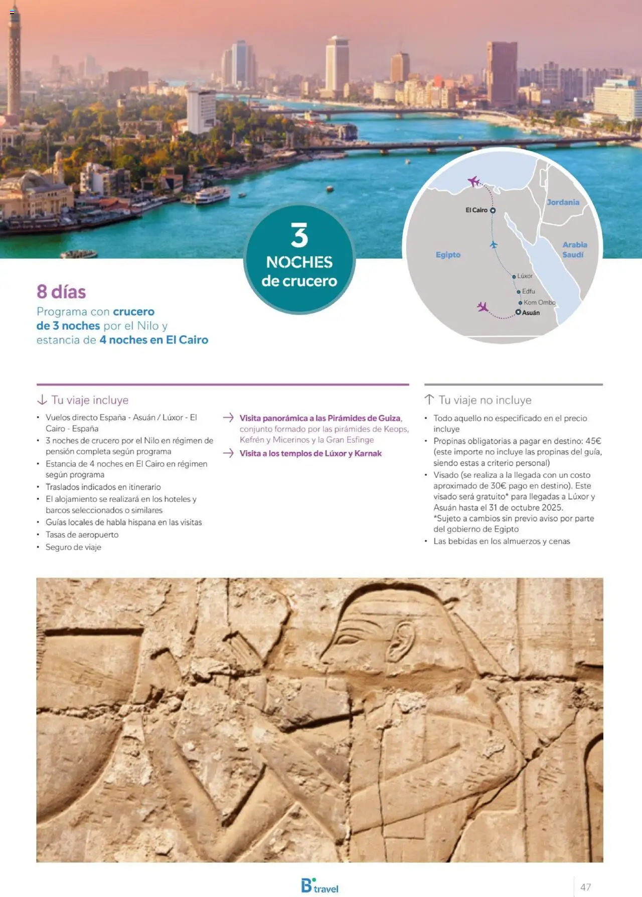B the travel brand Egipto │ válido desde el 01.07.2025 | Página: 47