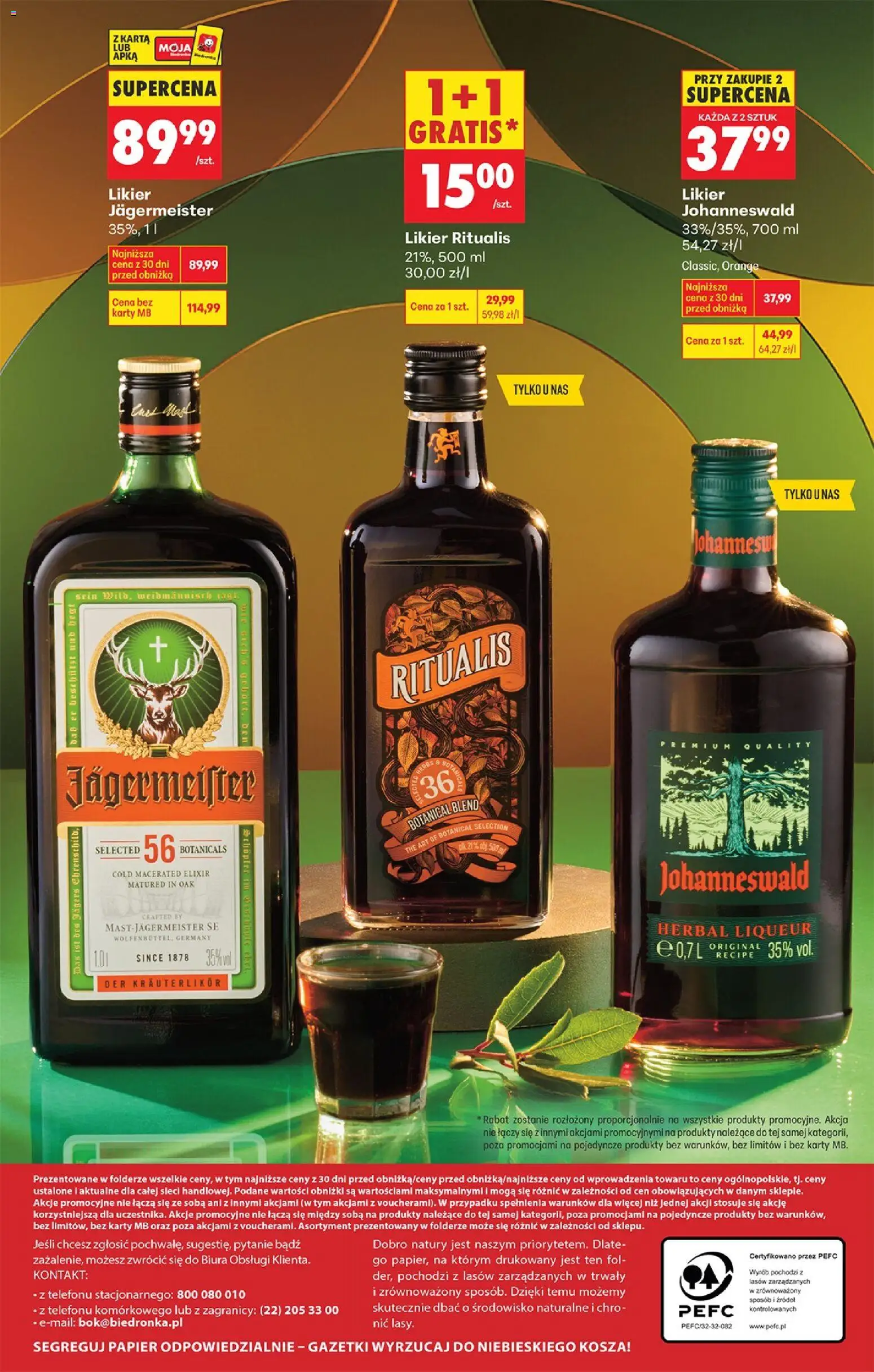 Biedronka gazetka - Czas na toast od 09.03.2026 | Strona: 36 | Produkty: Karta, Jagermeister