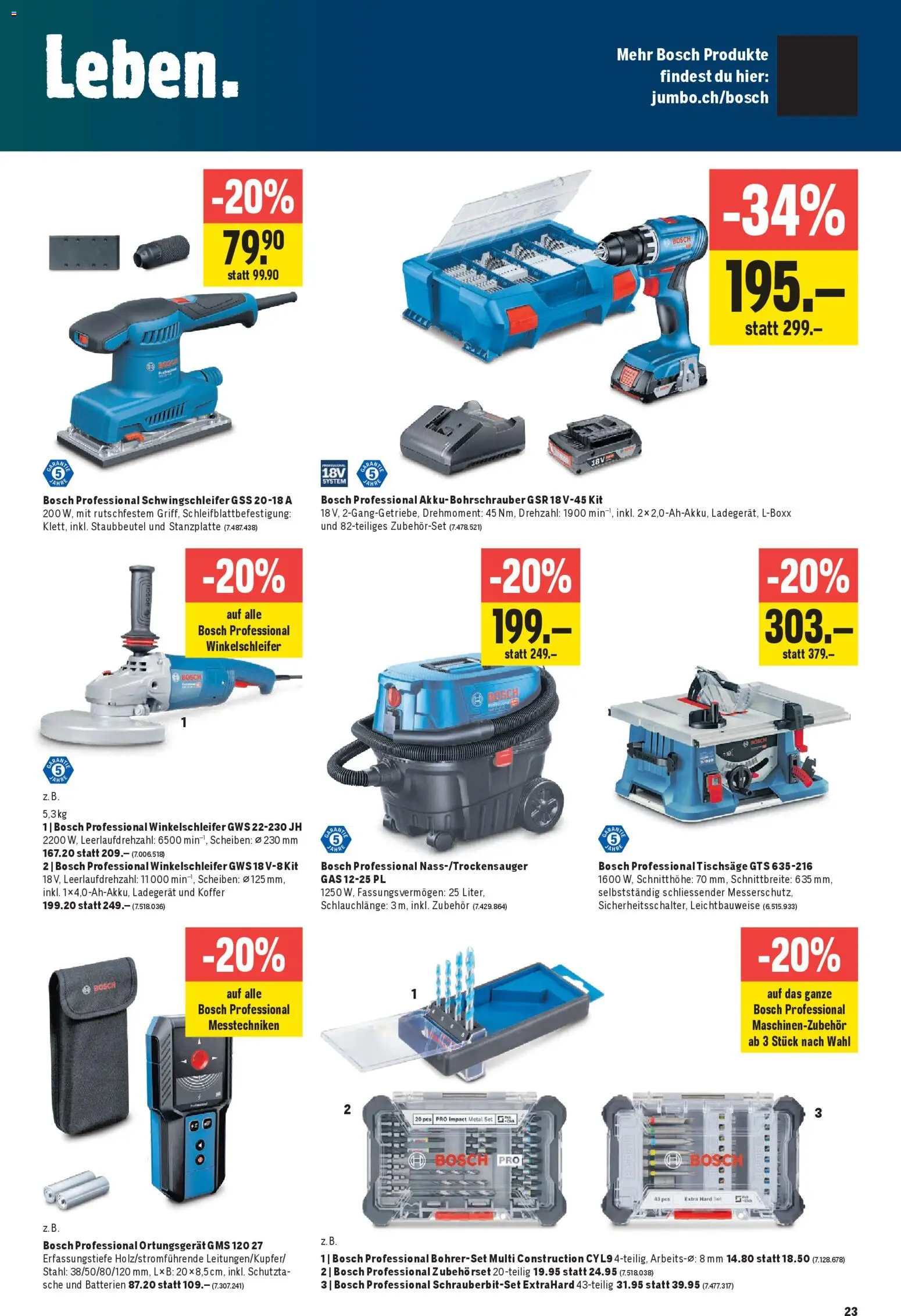 Jumbo aktionen – gültig ab 12.03.2026 | Seite: 23 | Produkte: Koffer, Ladegerät, Bosch