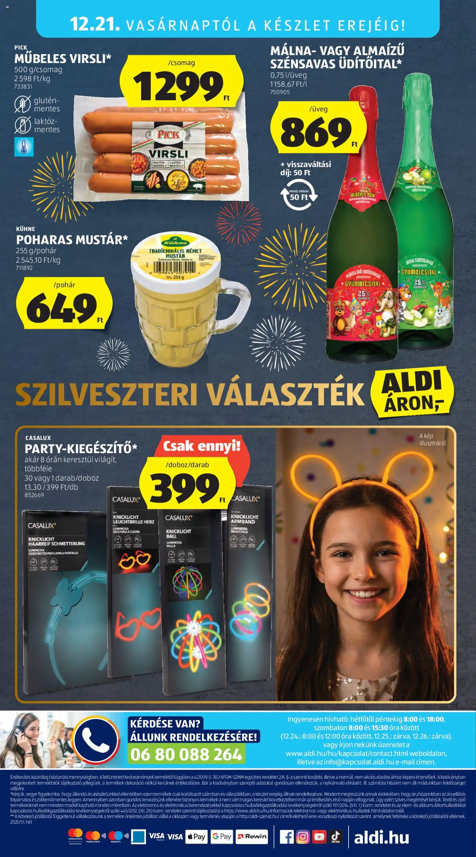 Aldi akciós ujság - amely érvényes a következő dátumtól: 18.12.2025 | Oldal: 58 | Termékek: Málna, Gyümölcsital, Mustár, Dekoráció