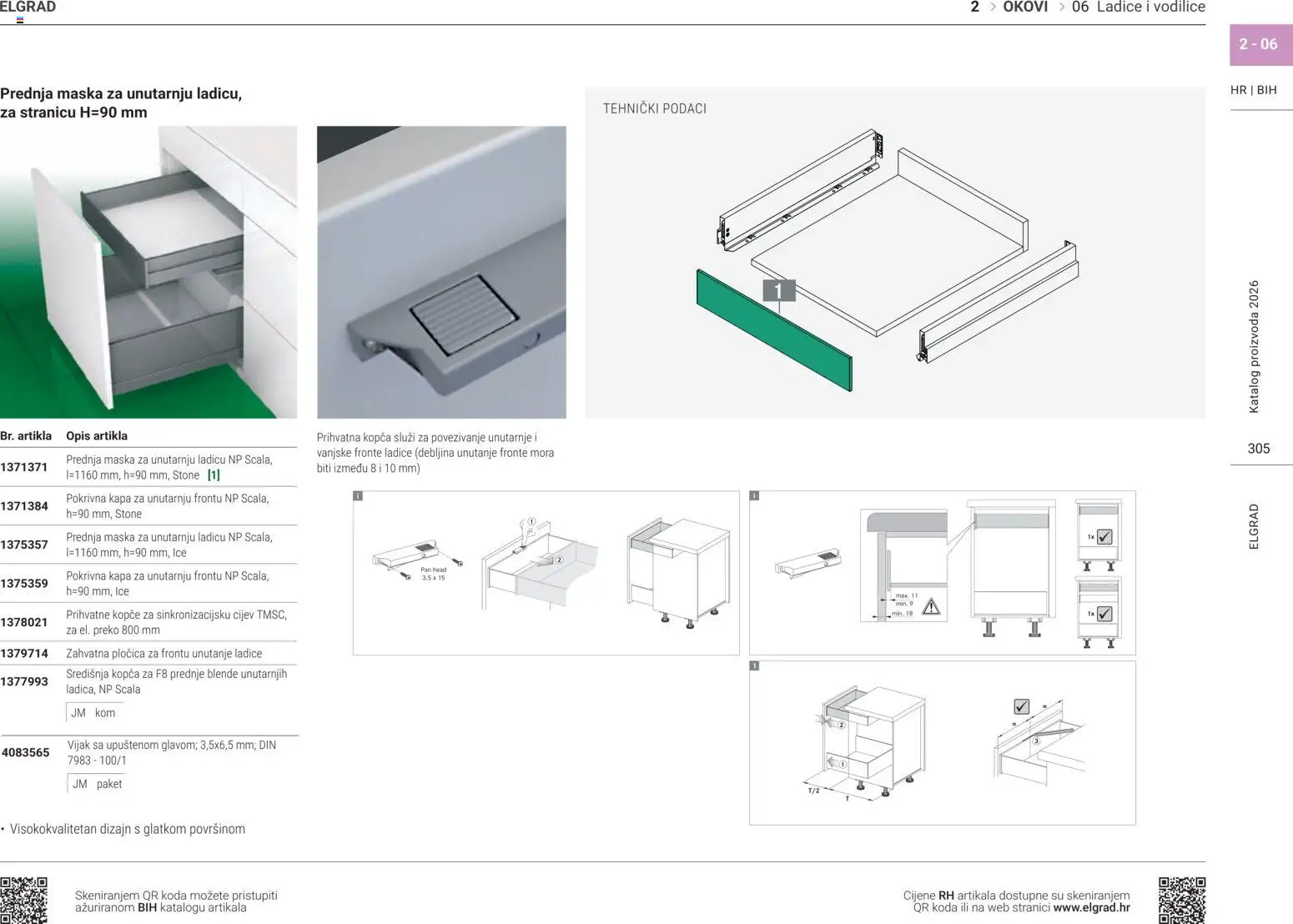 Elgrad katalog | vrijedi od 14.04.2026 | Stranica: 18 | Proizvodi: Maska, Ladice, Pan, Kapa