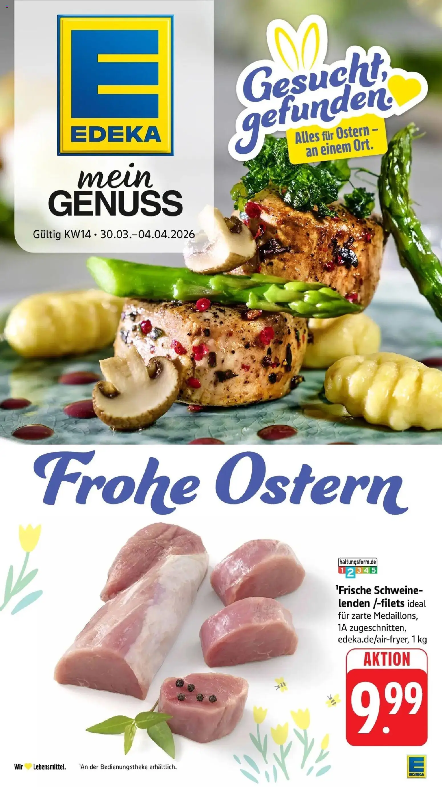 Edeka prospekt Weinstadt - Endersbach	 – gültig ab 30.03.2026 | Seite: 1