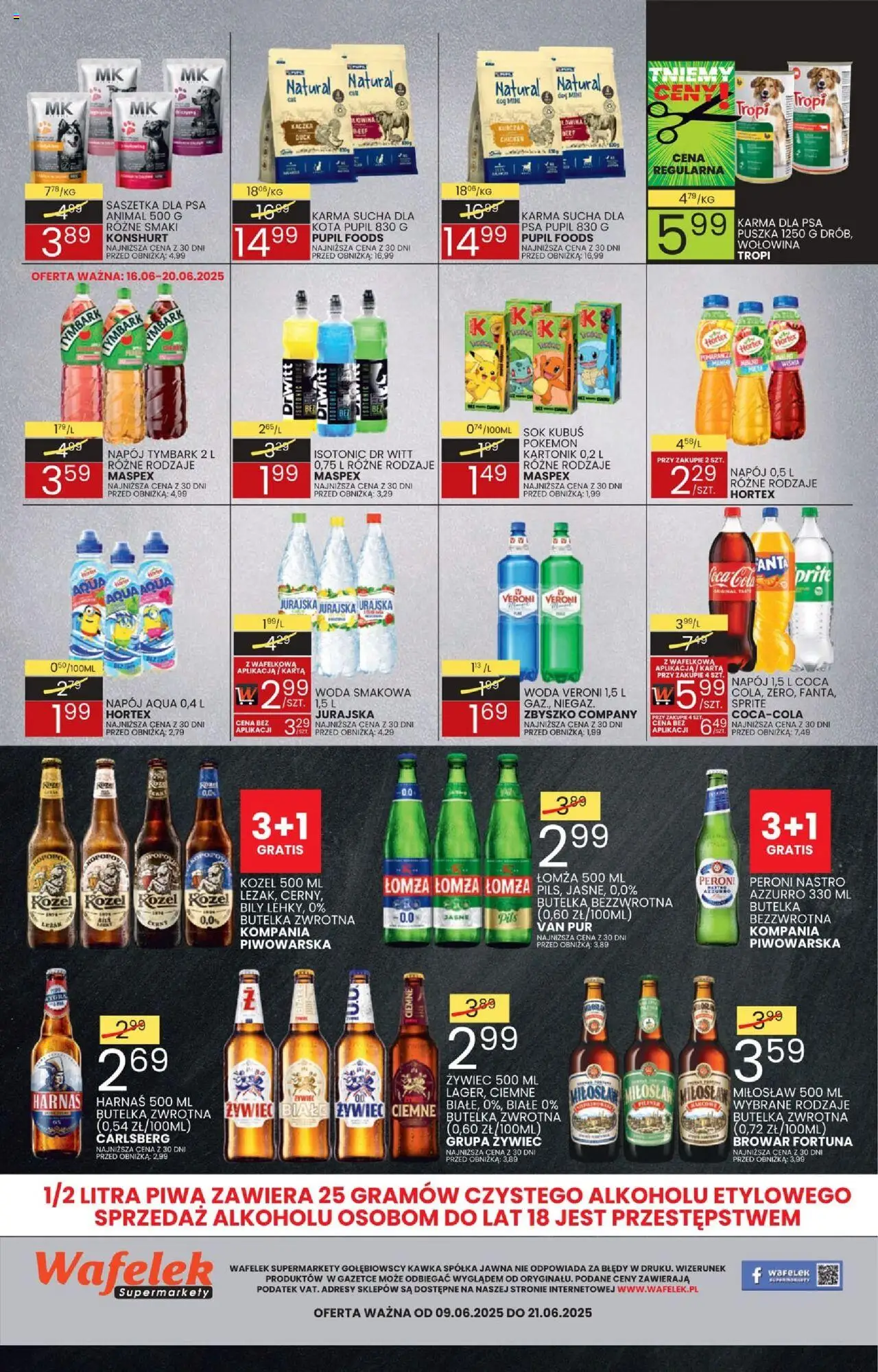 Wafelek Gazetka od 09.06.2025 | Strona: 8 | Produkty: Karta, Kurczak, Karma dla psa puszka, Karma dla psa