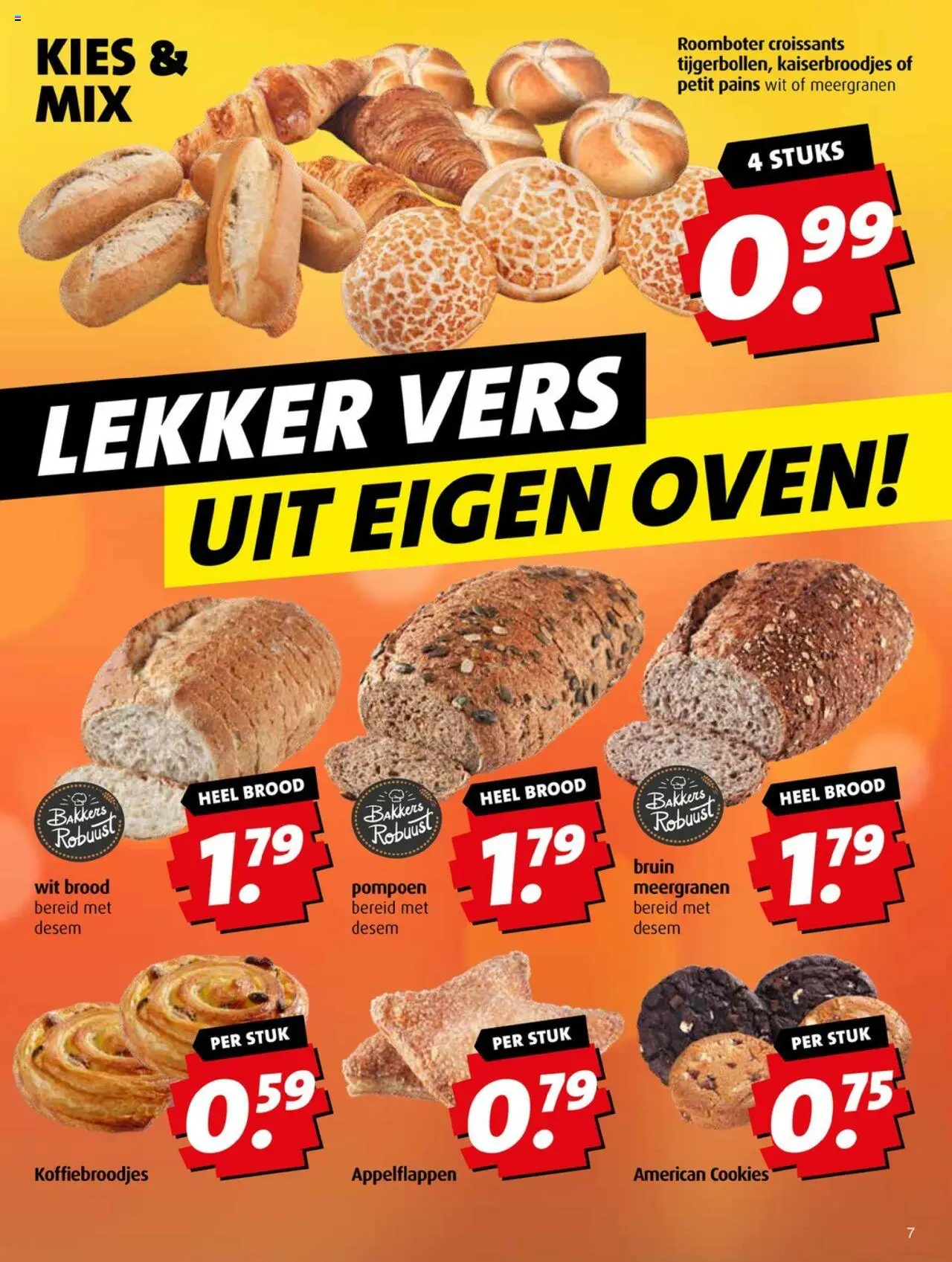  | Pagina: 7 | Producten: Wit brood, Brood, Roomboter, Oven