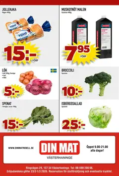Din Mat - erbjudanden - Förhandsvisning av reklamblad från butik Din Mat aktuell från 23.02.2026 | Sida: 8