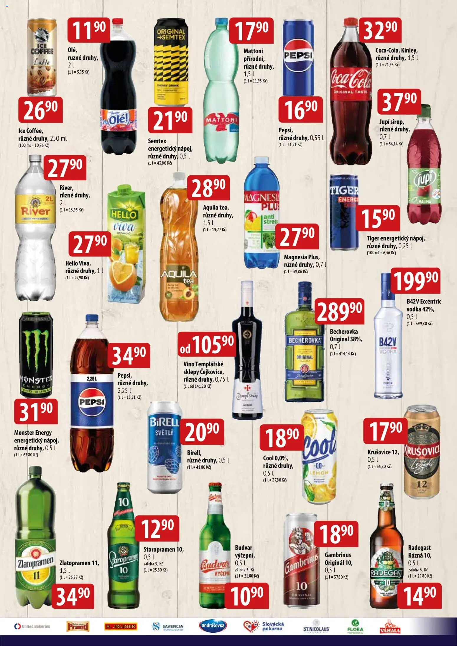 BALA velký leták od 29.04.2026 | Strana: 5 | Produkty: Mattoni, Staropramen, Víno, Becherovka