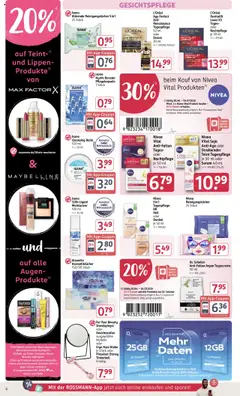Rossmann Aktueller Prospekt - gültig ab dem 30.06.2025 | Seite: 6 | Produkte: Standspiegel, BB Cream, Highlighter, Tagescreme