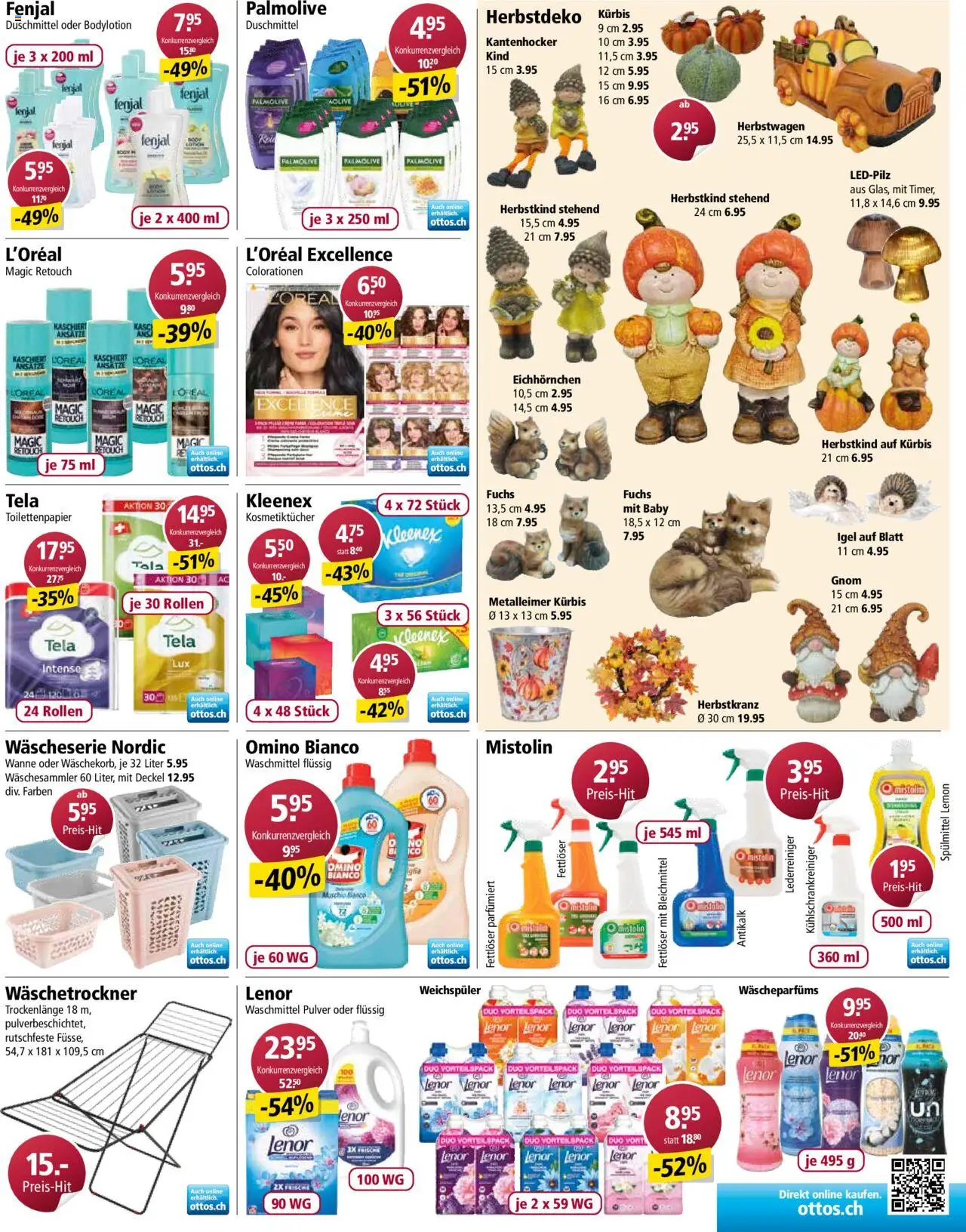 Otto's Aktionen ab 20.08.2025 | Seite: 3 | Produkte: Weichspüler, Waschmittel, Kürbis, Toilettenpapier