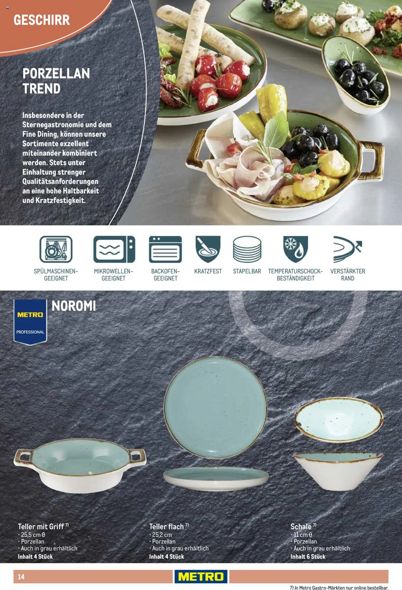 Metro Non Food Sortiment – gültig ab 01.10.2025 | Seite: 14 | Produkte: Backofen