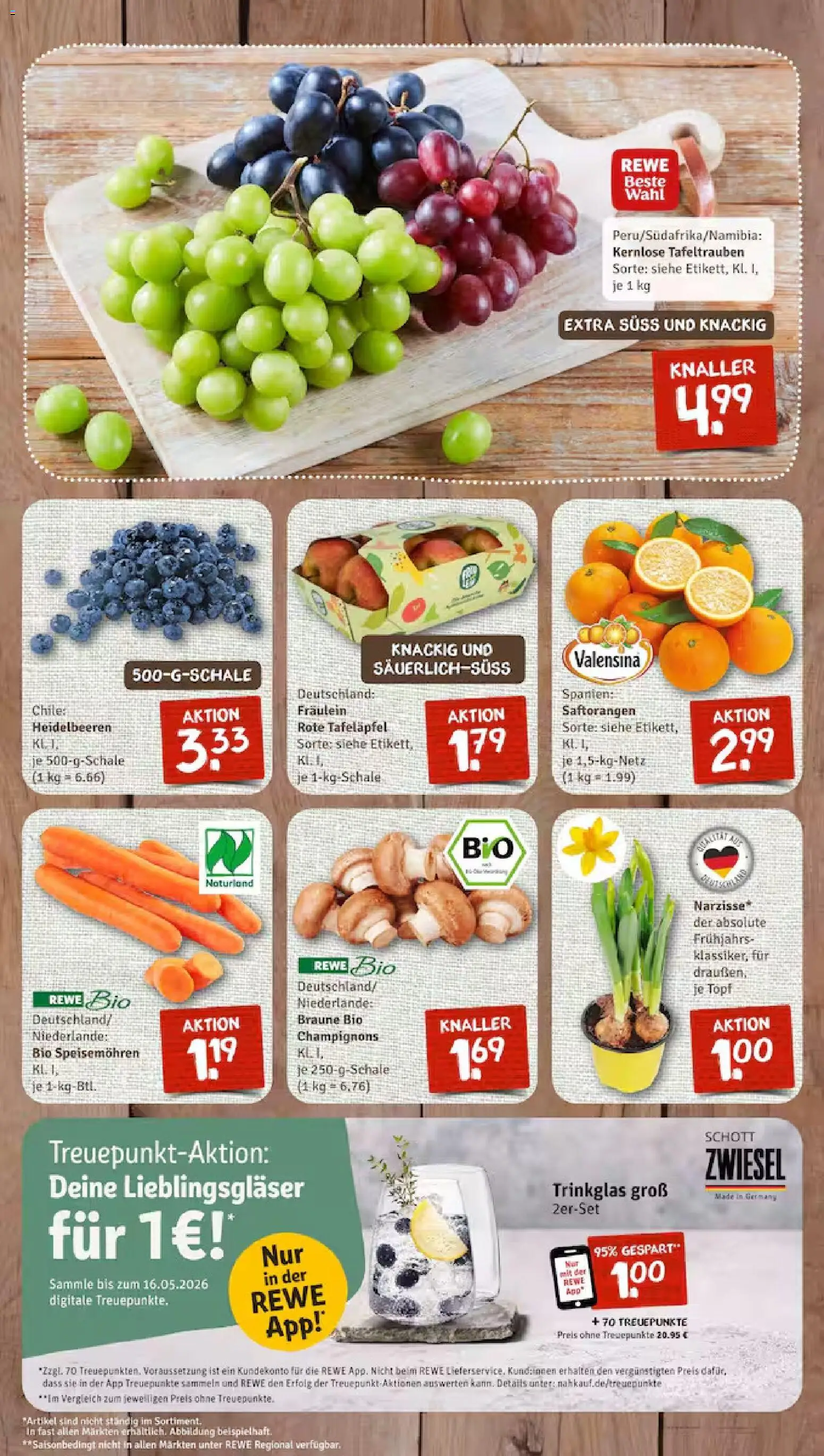 Nahkauf Prospekt 	 – gültig ab 02.02.2026 | Seite: 3 | Produkte: Heidelbeeren, Valensina, Champignons