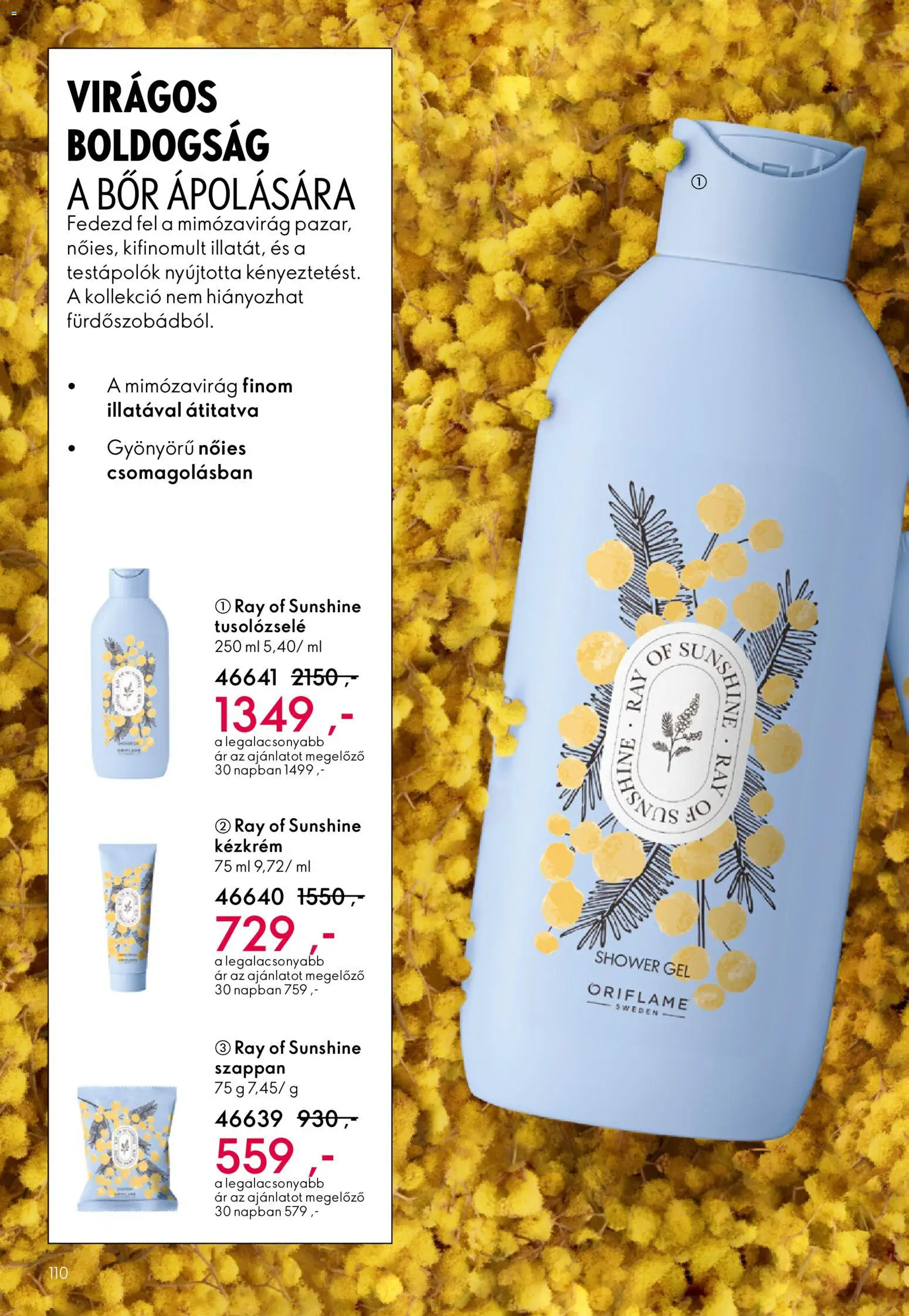 Oriflame akciós ujság - amely érvényes a következő dátumtól: 22.10.2025 | Oldal: 110 | Termékek: Bor, Kézkrém, Szappan