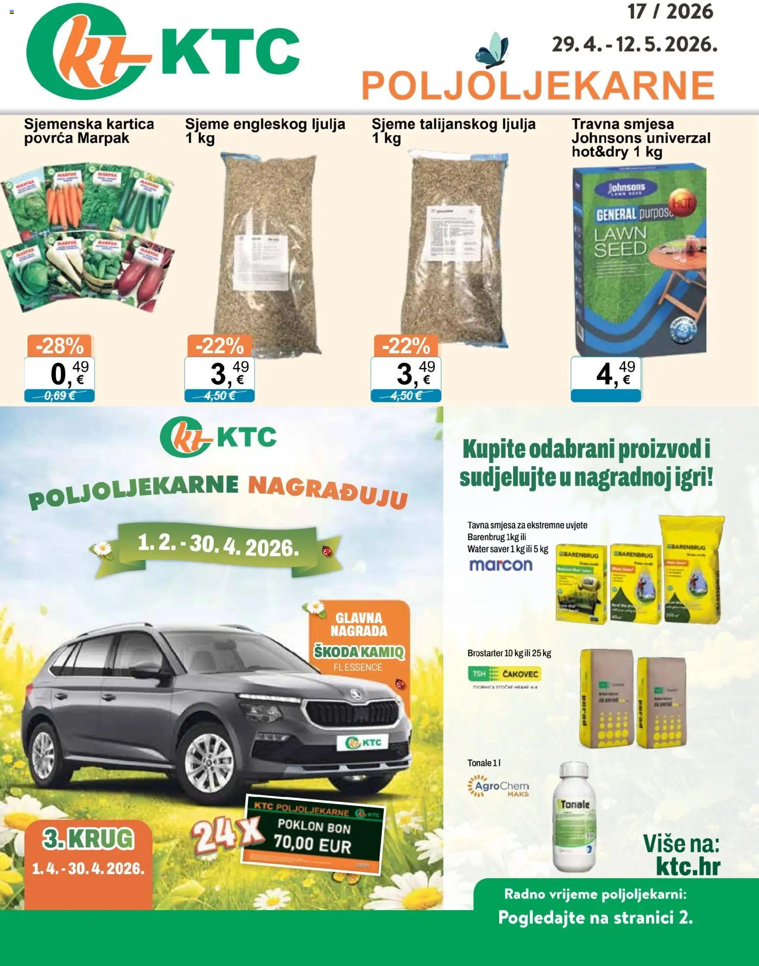 KTC katalog | vrijedi od 29.04.2026 | Stranica: 1