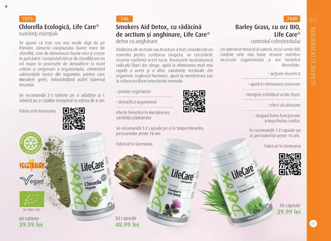 Life Care catalog - Aprilie/Octombrie – valabil de la 01.04.2025 | Pagină: 91 | Produse: Şerit ödül, Tabletă, Mici, Pește