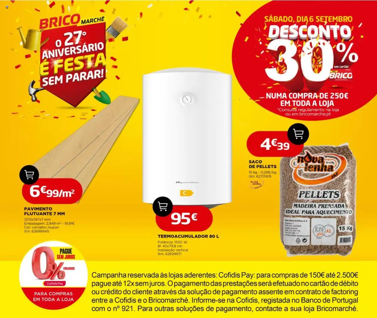 BricoMarché -  Aniversário │ válido de 06.09.2025 | Página: 8 | Produtos: Banco