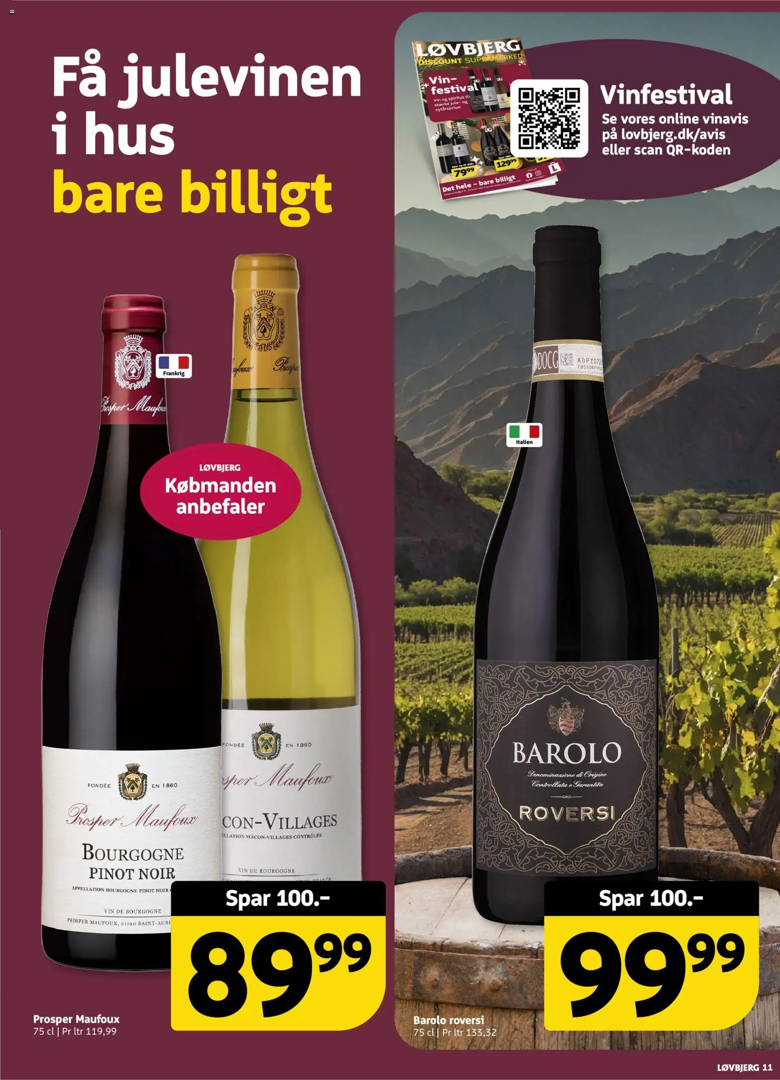 Løvbjerg tilbudsavis – gyldig fra 19.12.2025 | Side: 11 | Produkter: Vin