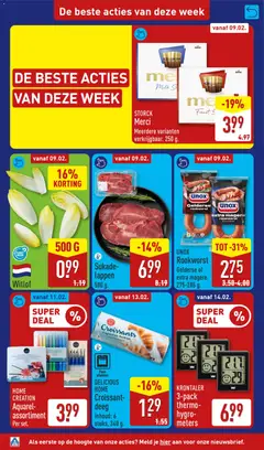 Aldi - Folder week 7 - Voorbeeld van een folder van Aldi, geldig van 09.02.2026 | Pagina: 2 | Producten: Deeg