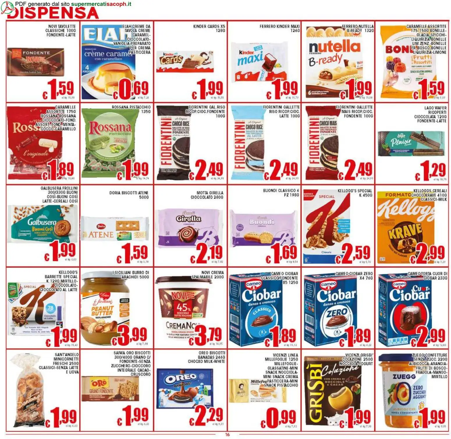 Volantino Sacoph del 04.02.2026 | Pagina: 16