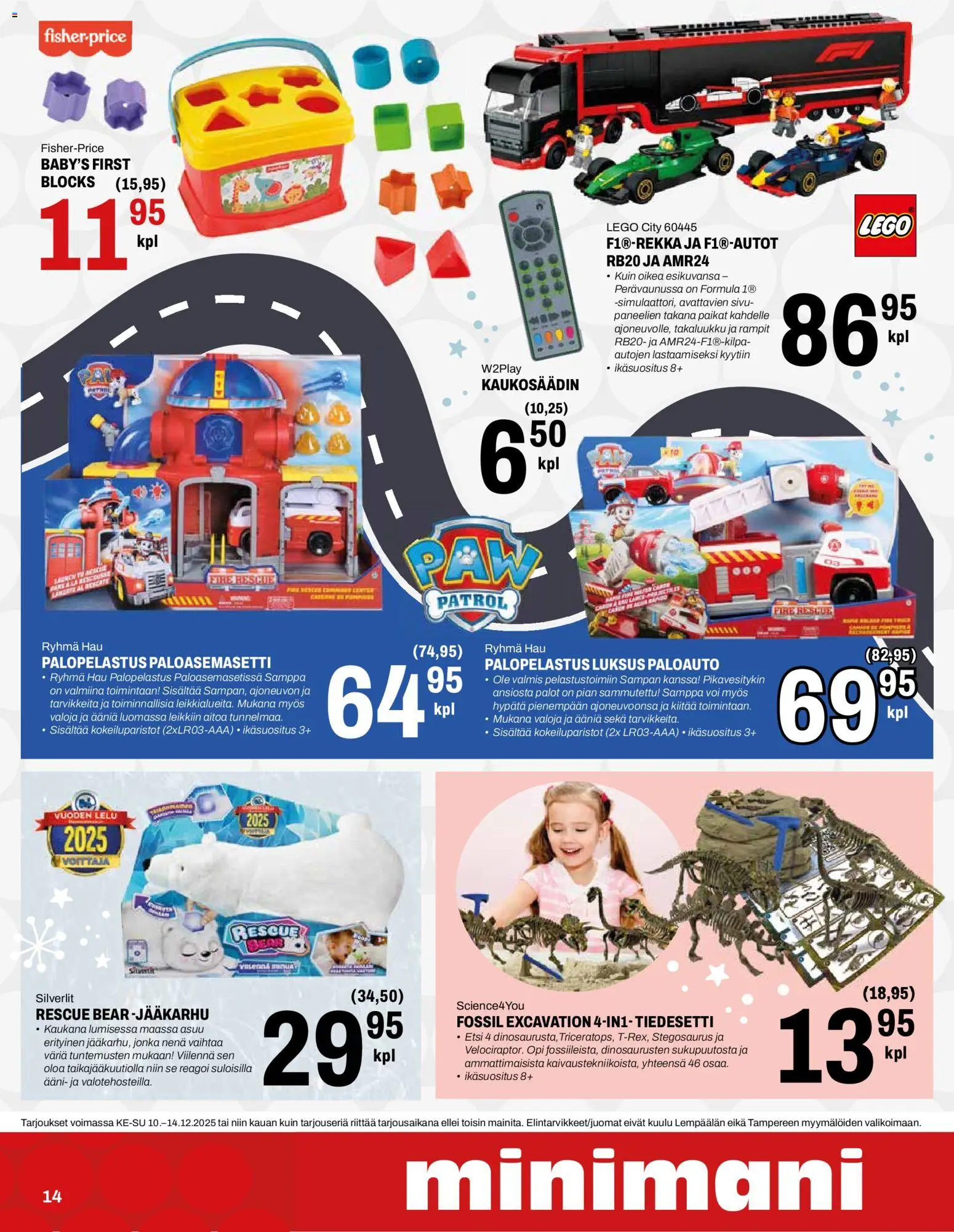 Minimani tarjoukset – voimassa 10.12.2025 alkaen | Sivu: 14 | Tuotteet: Kaukosäädin, Voi