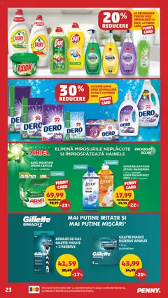 Ofertele PENNY valabile de la 17.12.2025 | Pagină: 23 | Produse: Aparat De Ras, Balsam, Detergent, Paste