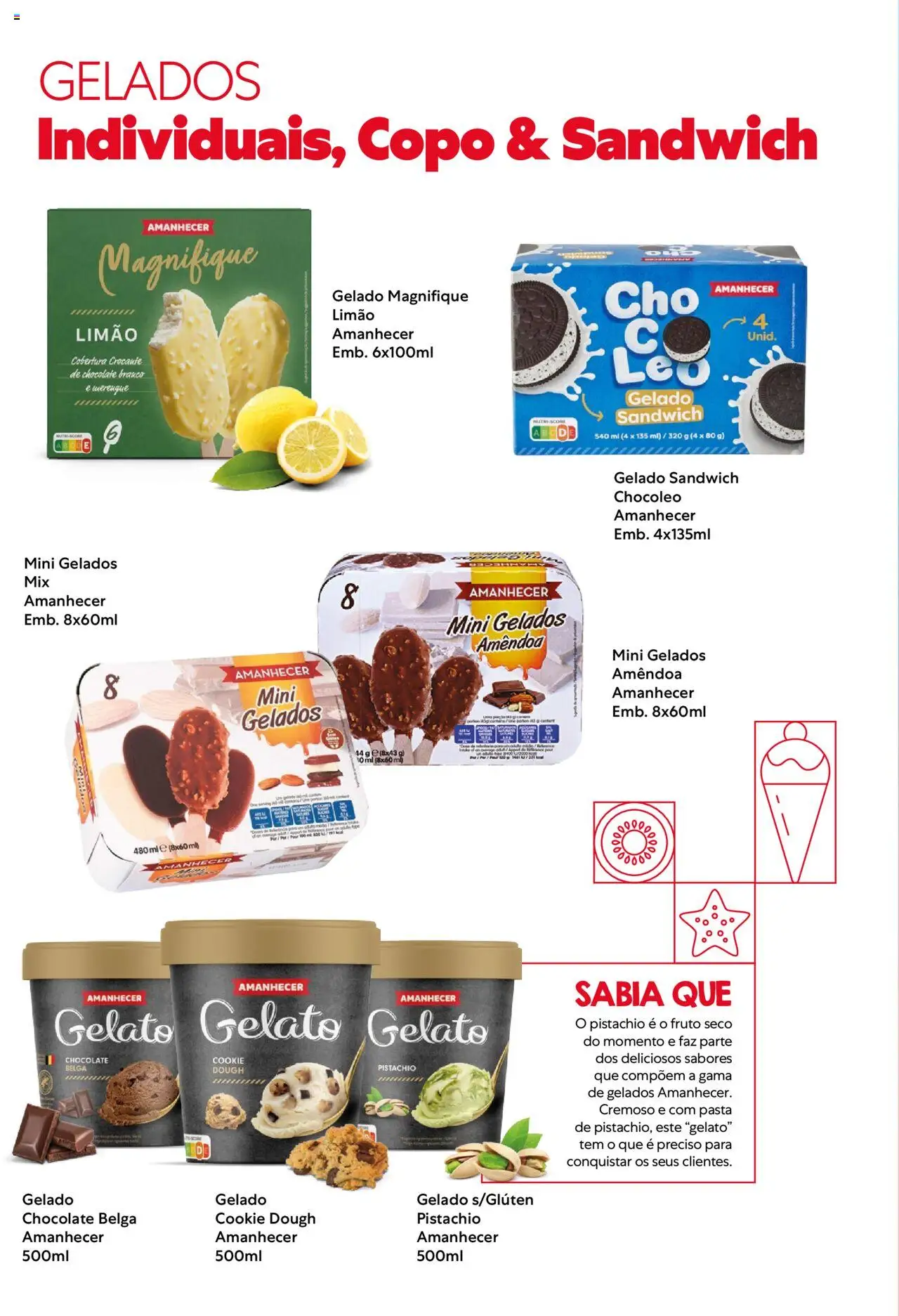 Recheio - Catálogo Gelados  │ válido de 16.06.2025 | Página: 8 | Produtos: Gelado, Chocolate, Gelado sandwich