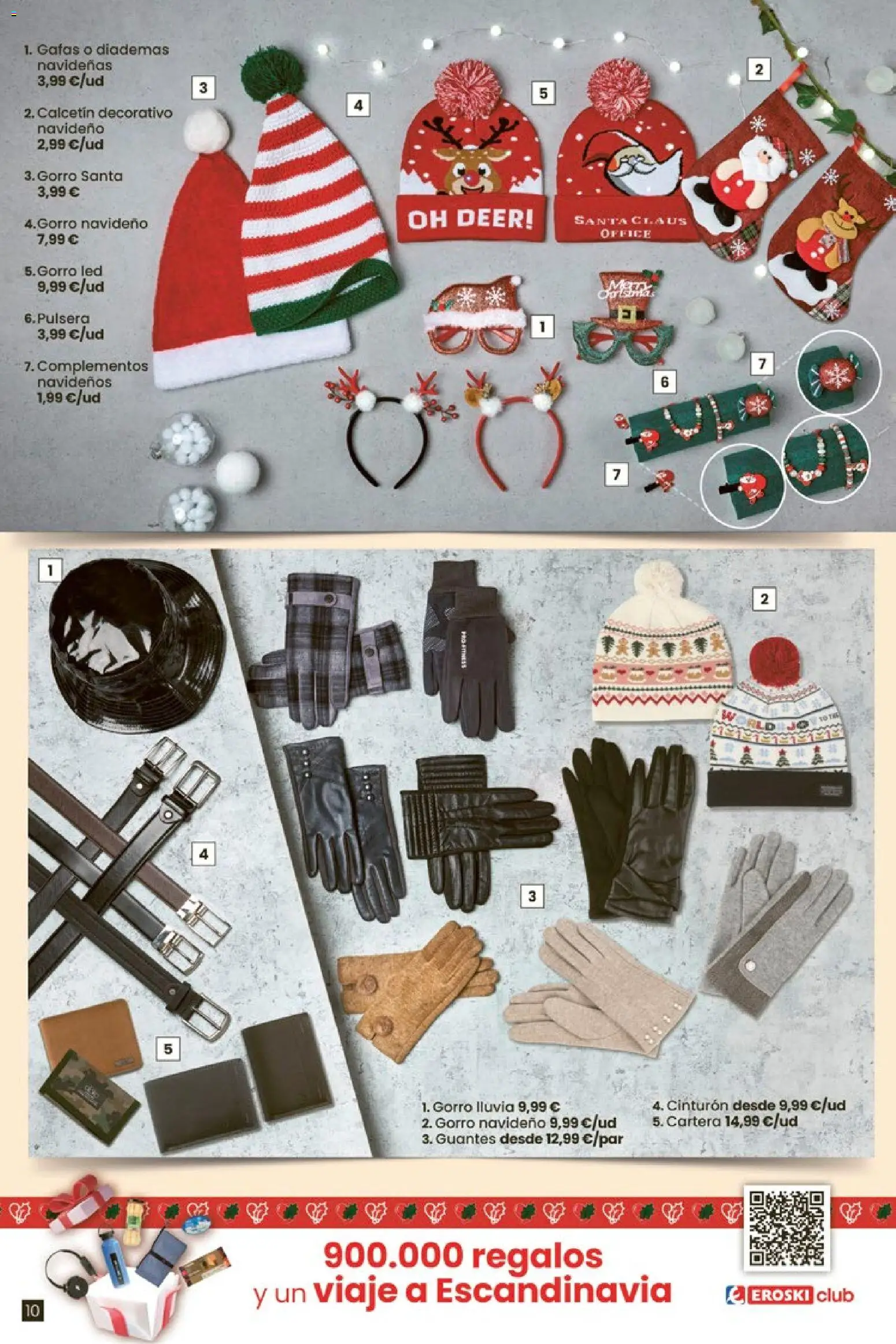 Eroski - Regalos │ válido desde el 02.12.2025 | Página: 10 | Productos: Guantes, Cinturón