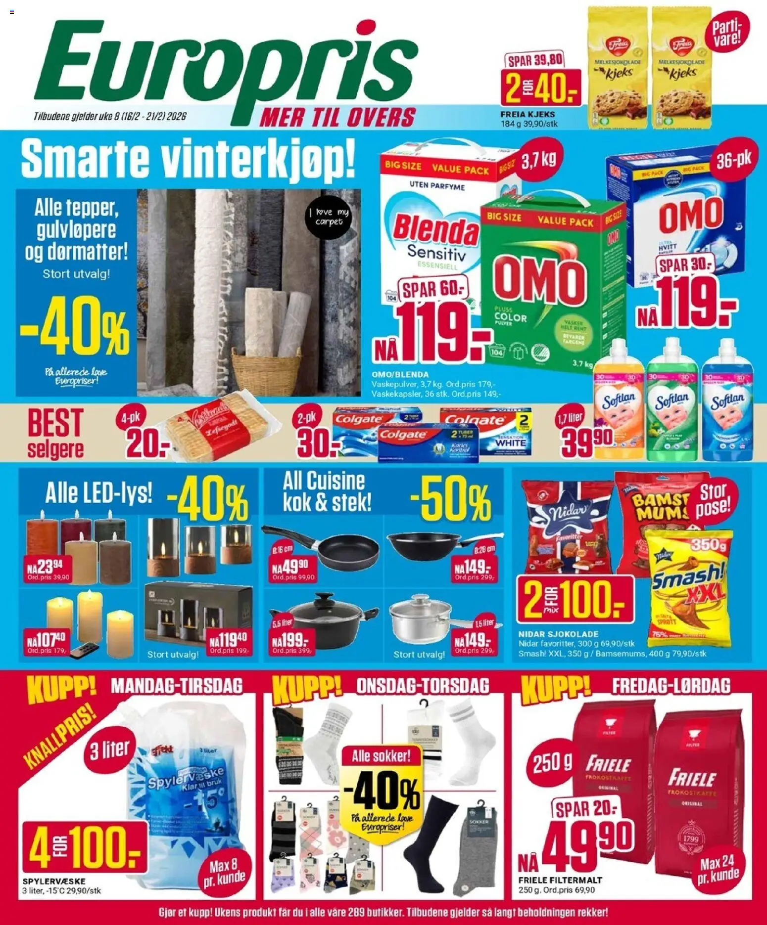 {H1} | Side: 1 | Produkter: Sokker, Sjokolade, Kjeks, Parfyme