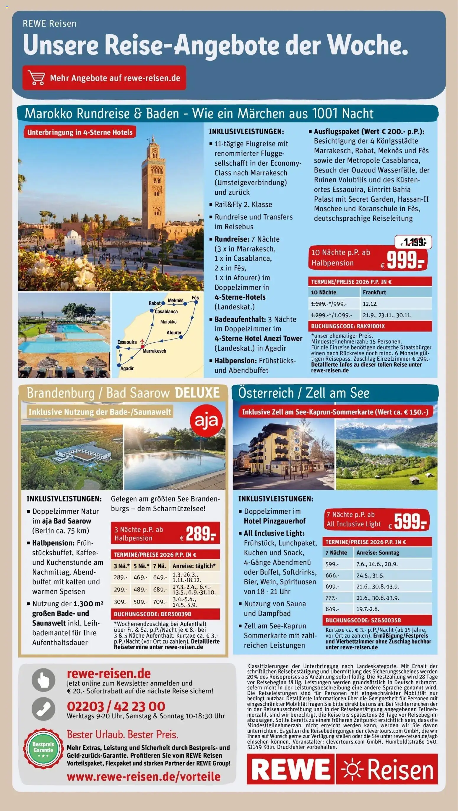 Rewe prospekt Berlin / Friedrichsfelde	 – gültig ab 22.02.2026 | Seite: 33 | Produkte: Bad, Bademantel, Kuchen, Uhr