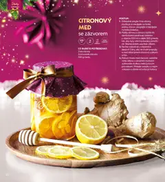 Náhled letáku Albert magazín od 01.11.2025 | Strana: 22 | Produkty: Bio citrony, Med, Zázvor, Sklenice