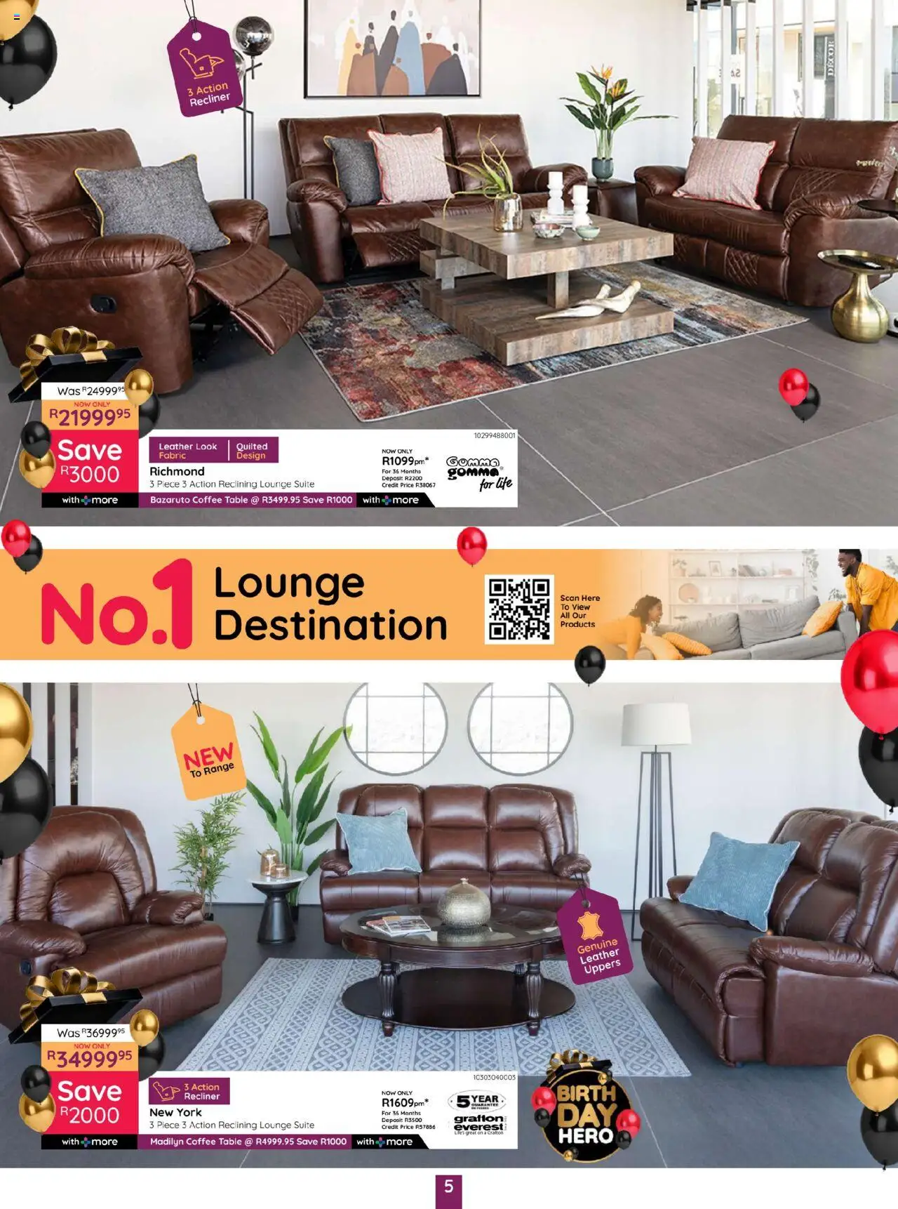 Bradlows Specials │ valid from 19.06.2025 | Page: 5 | Products: Coffee table, Table, Lounge suite, Coffee
