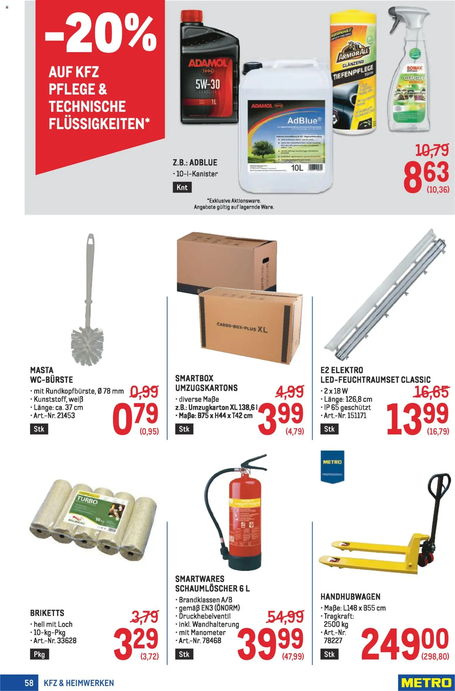 Metro Profi gültig ab 08.01.2026 | Seite: 58 | Produkte: Manometer