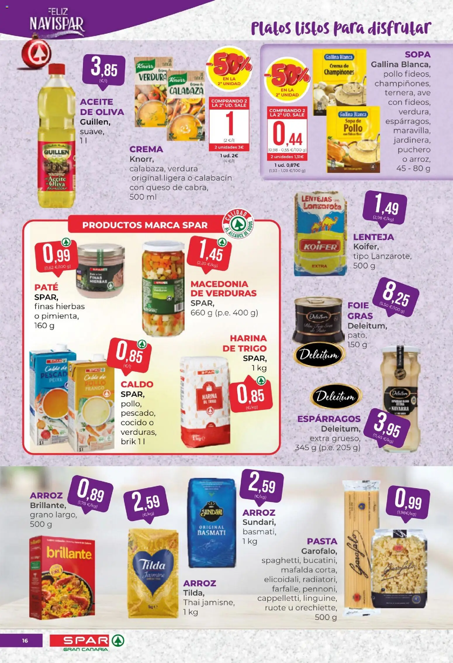 Spar - folleto │ válido desde el 12.12.2025 | Página: 16 | Productos: Πράσινο τσάι, Aceite, Νερό καρύδας, Cable