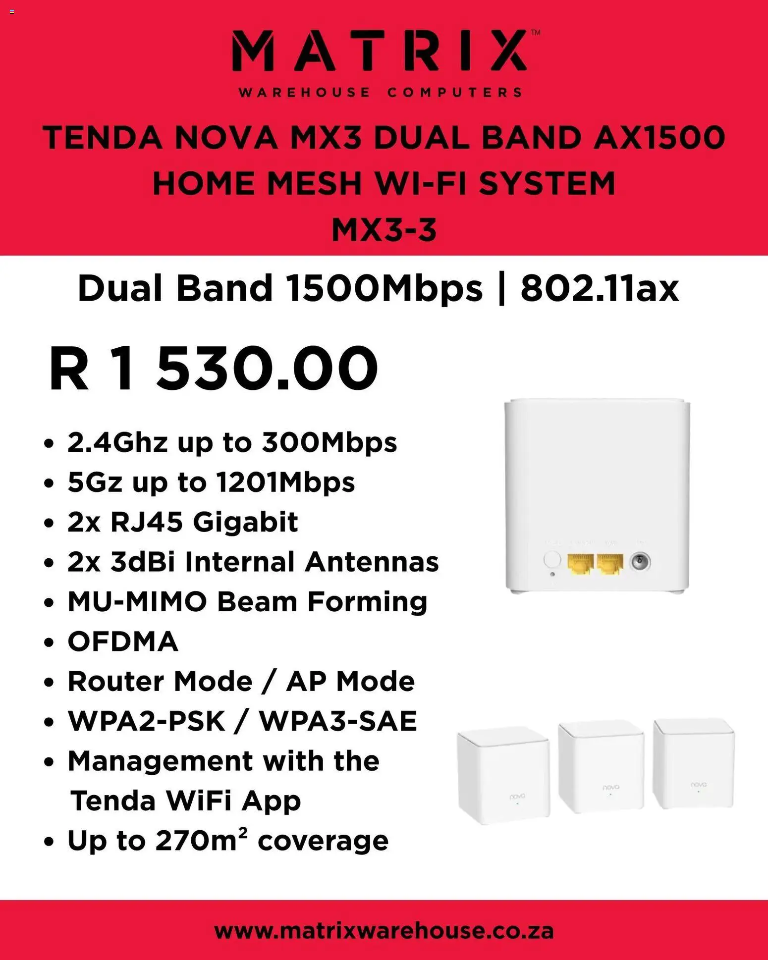 New Matrix Warehouse catalogue – valid from 17.02.2026 | Page: 2 | Products: Router