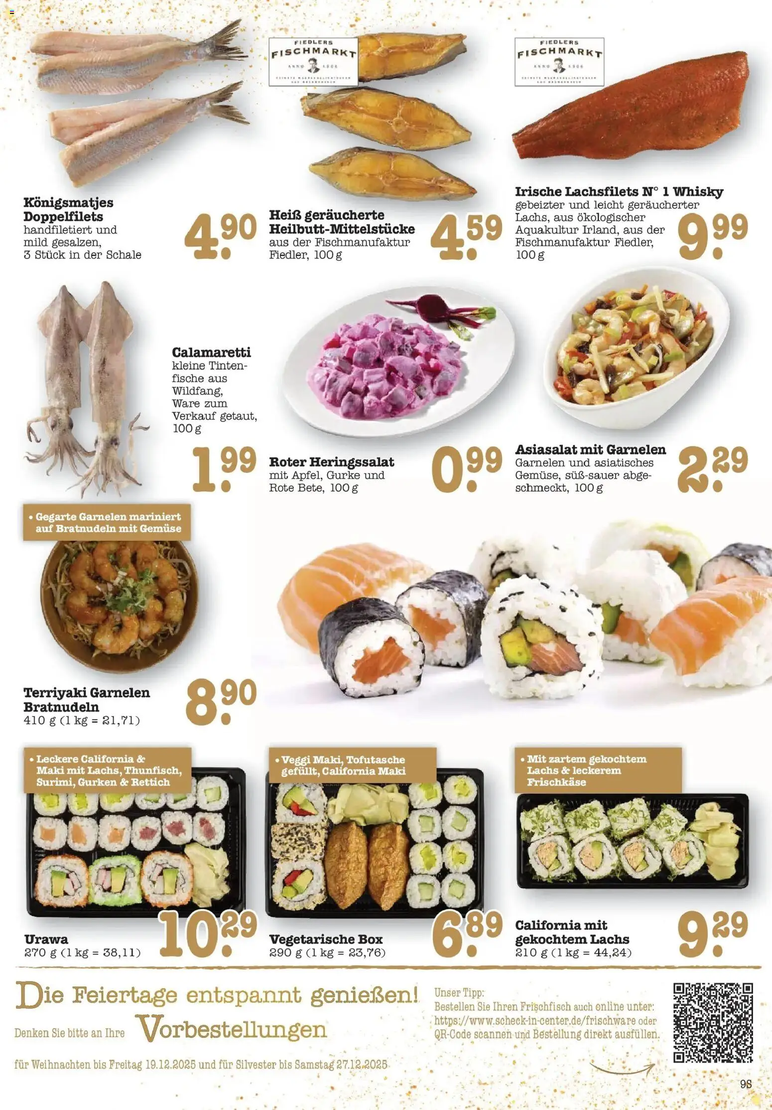 Edeka prospekt Bühlertal	 – gültig ab 08.12.2025 | Seite: 9 | Produkte: Box, Garnelen, Lachs, Gurken