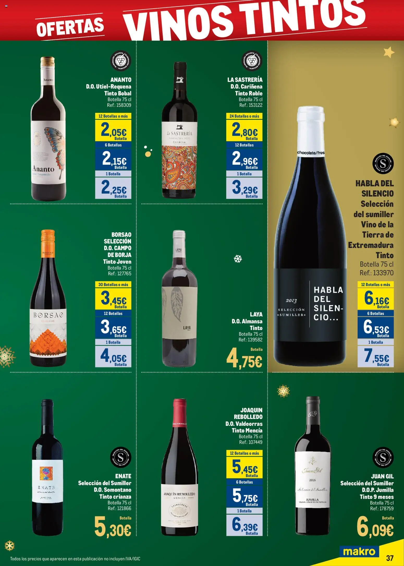Makro - Precios Navidad Sur │ válido desde el 24.11.2025 | Página: 37 | Productos: Vino