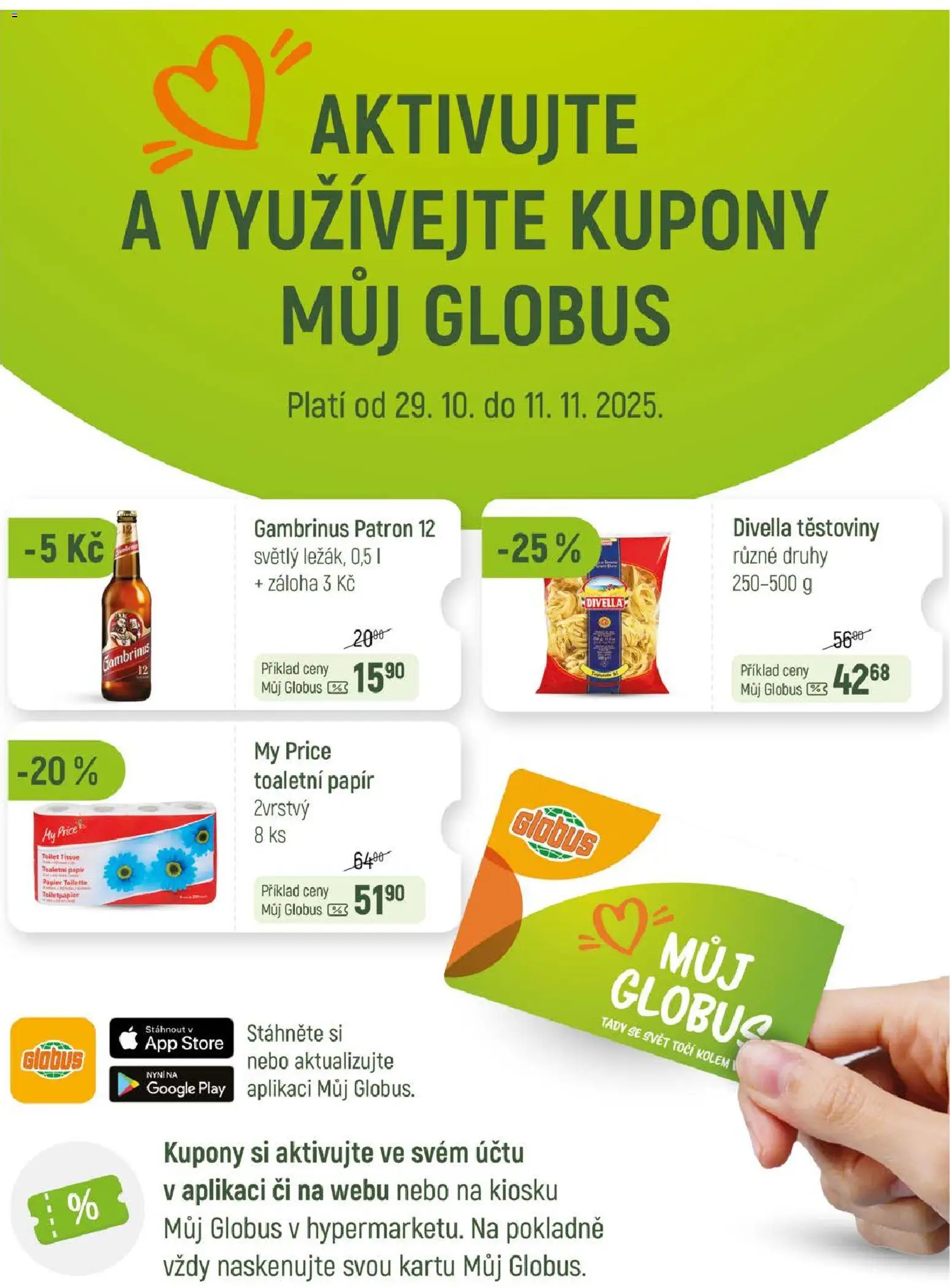 Globus leták od 05.11.2025 | Strana: 38 | Produkty: Globus, Těstoviny, Toaletní papír, Gambrinus